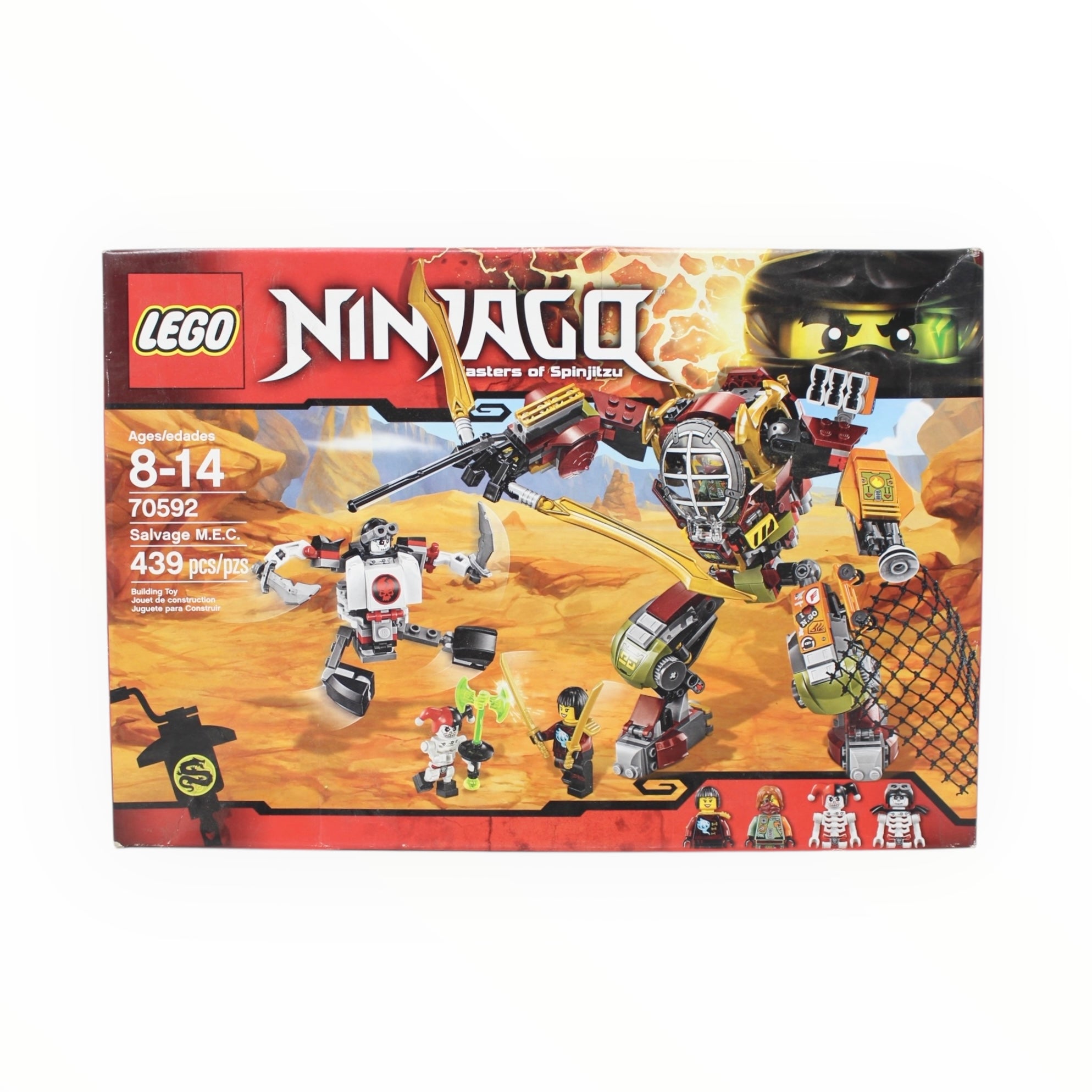 Certified Used Set 70592 Ninjago Salvage M.E.C. (open box, sealed bags)
