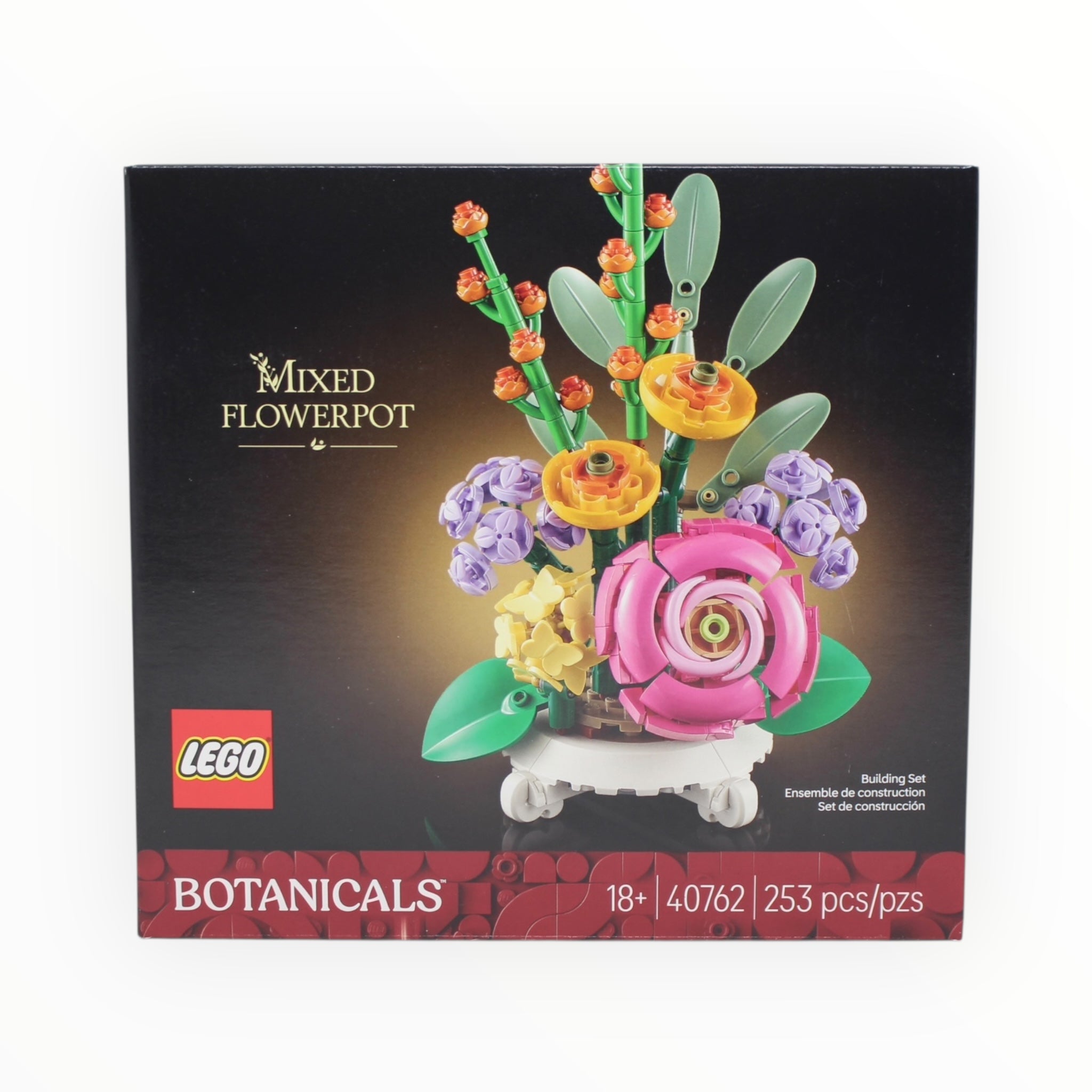 Retired Set 40762 Botanicals Mixed Flowerpot