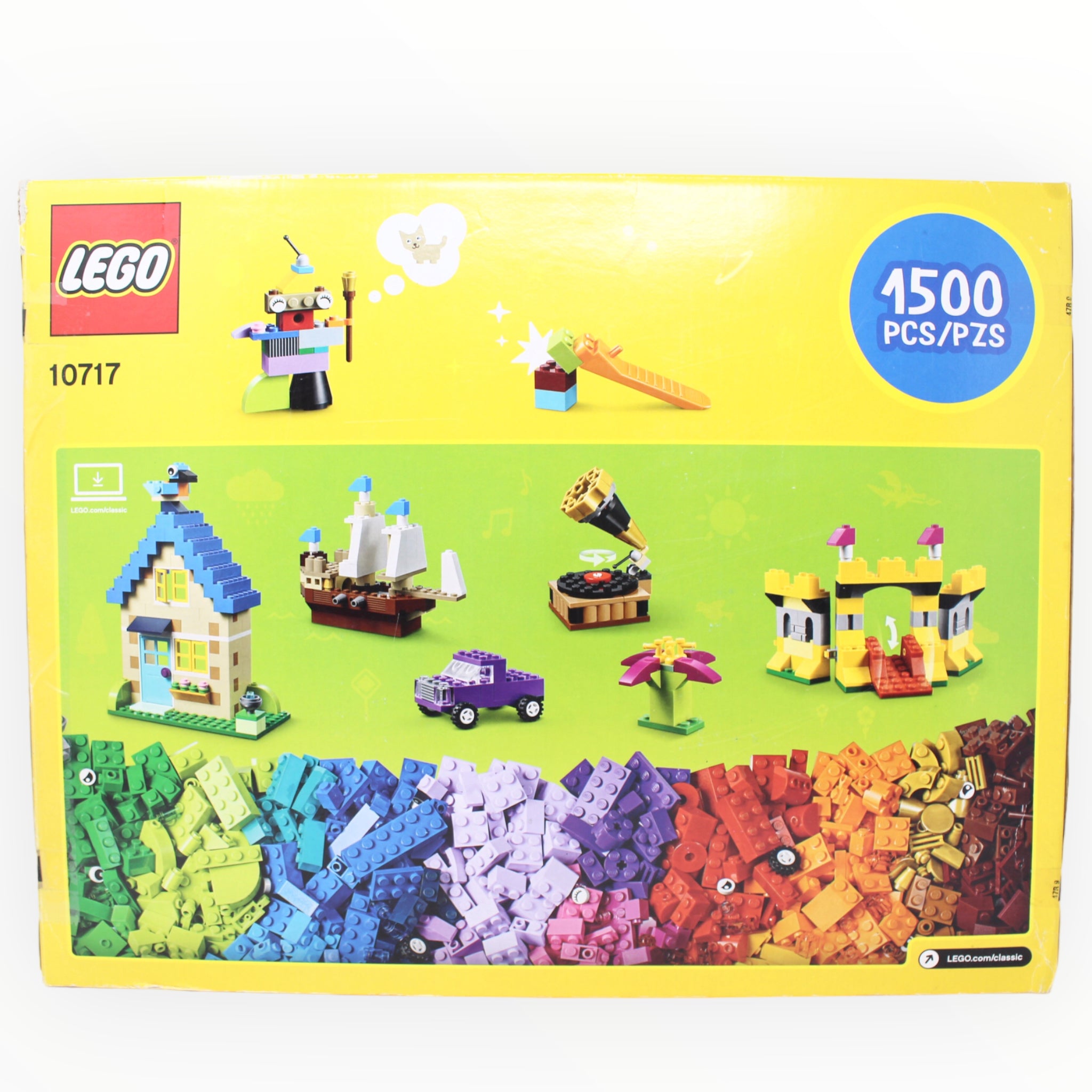 Certified Used Set 10717 Classic Bricks Bricks Bricks (white and tan open, all other bags sealed)