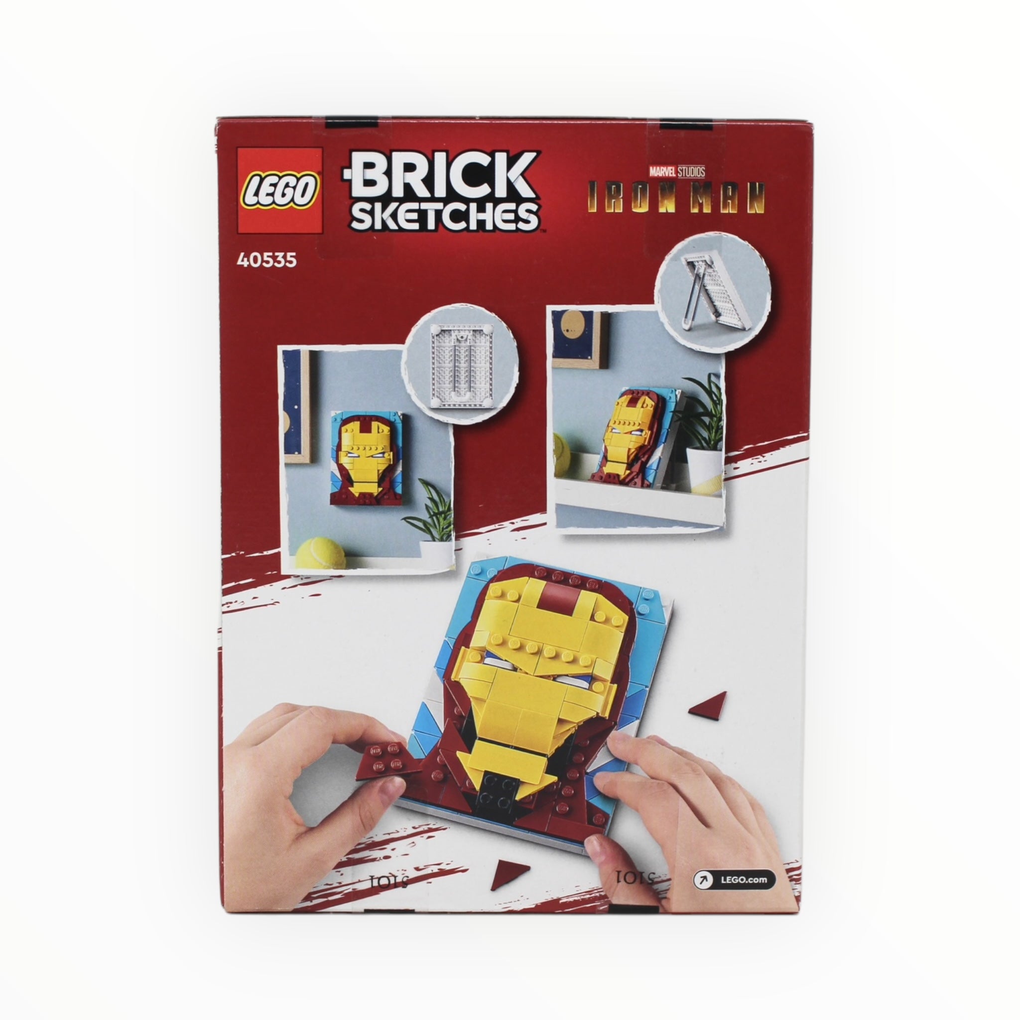 Retired Set 40535 Marvel Brick Sketches Iron Man