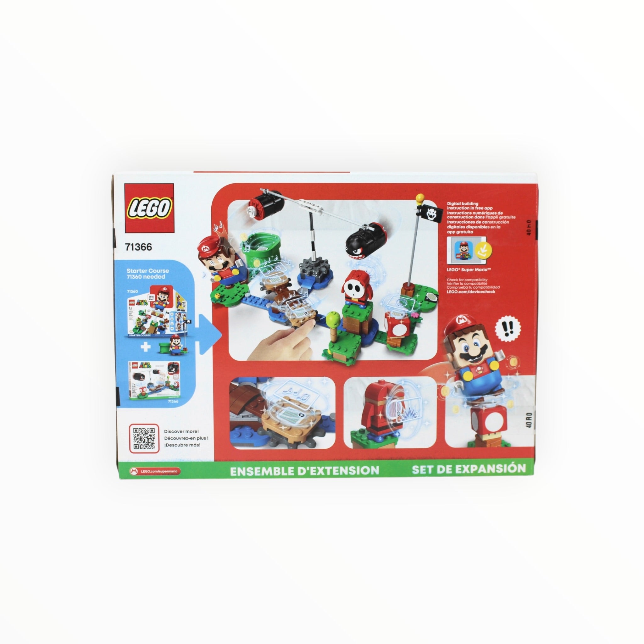 Retired Set 71366 Super Mario Boomer Bill Barrage (slight box damage)