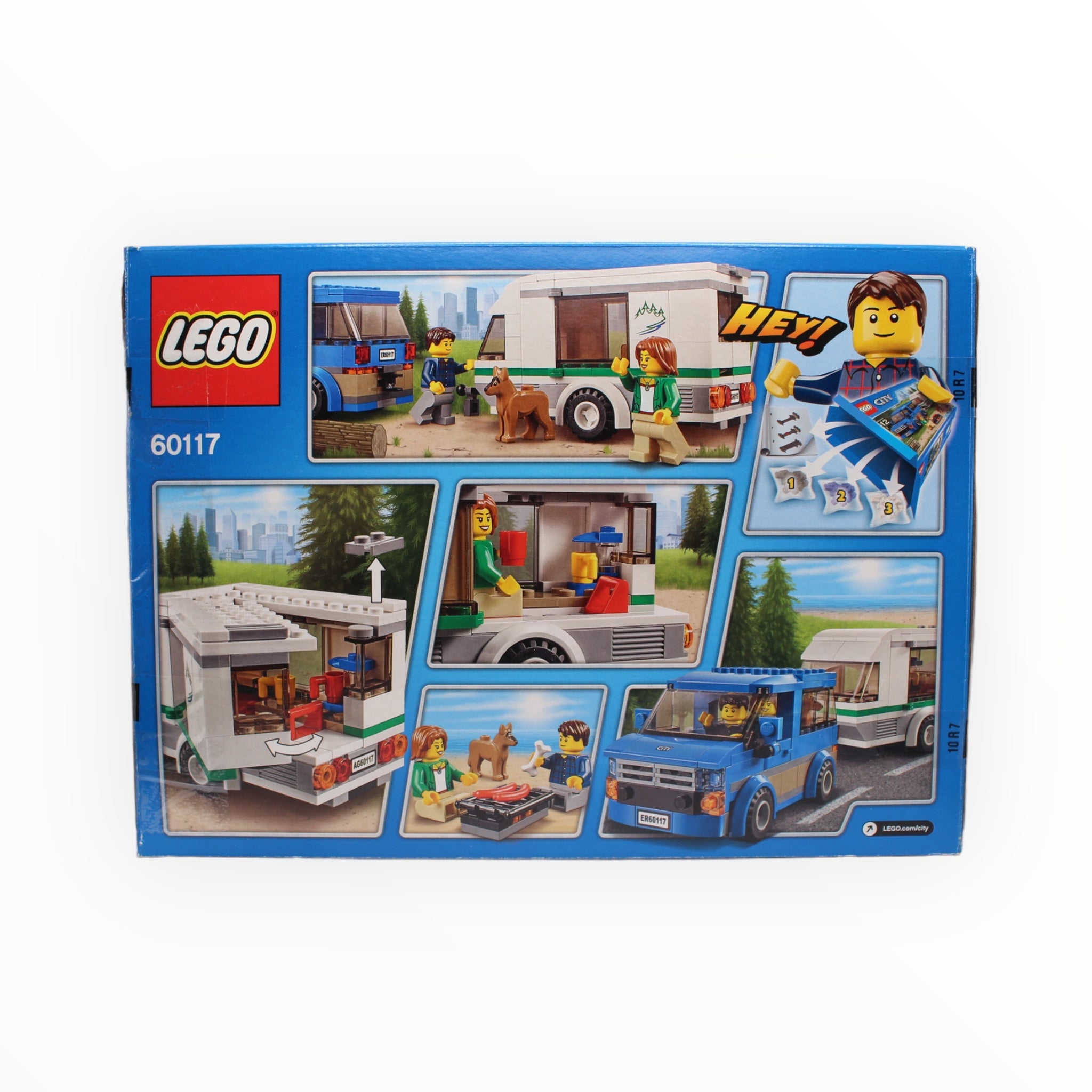 Certified Used Set 60117 City Van & Caravan