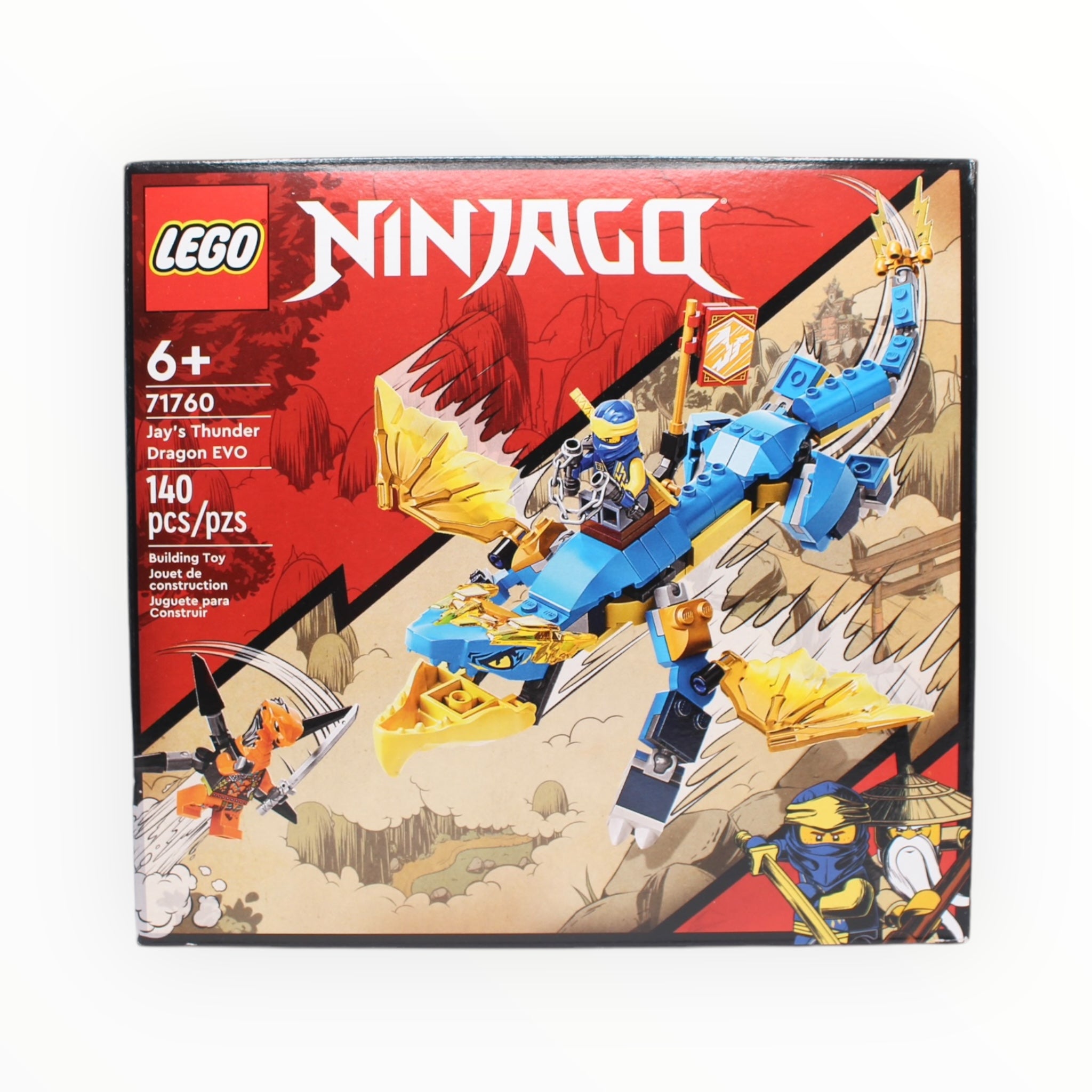 Retired Set 71760 Ninjago Jay’s Thunder Dragon EVO