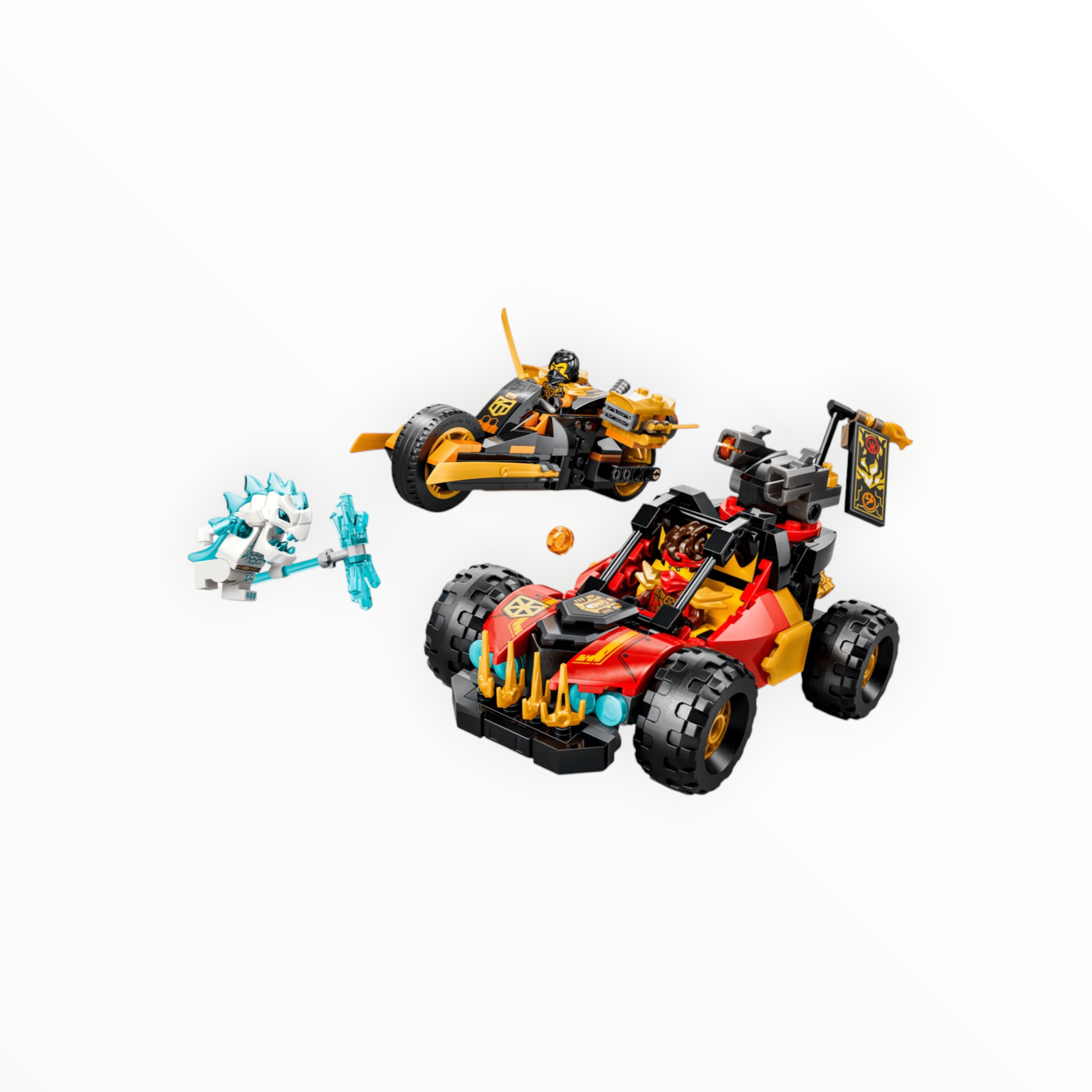 71864 Ninjago Kai and Cole's Combiner Vehicles