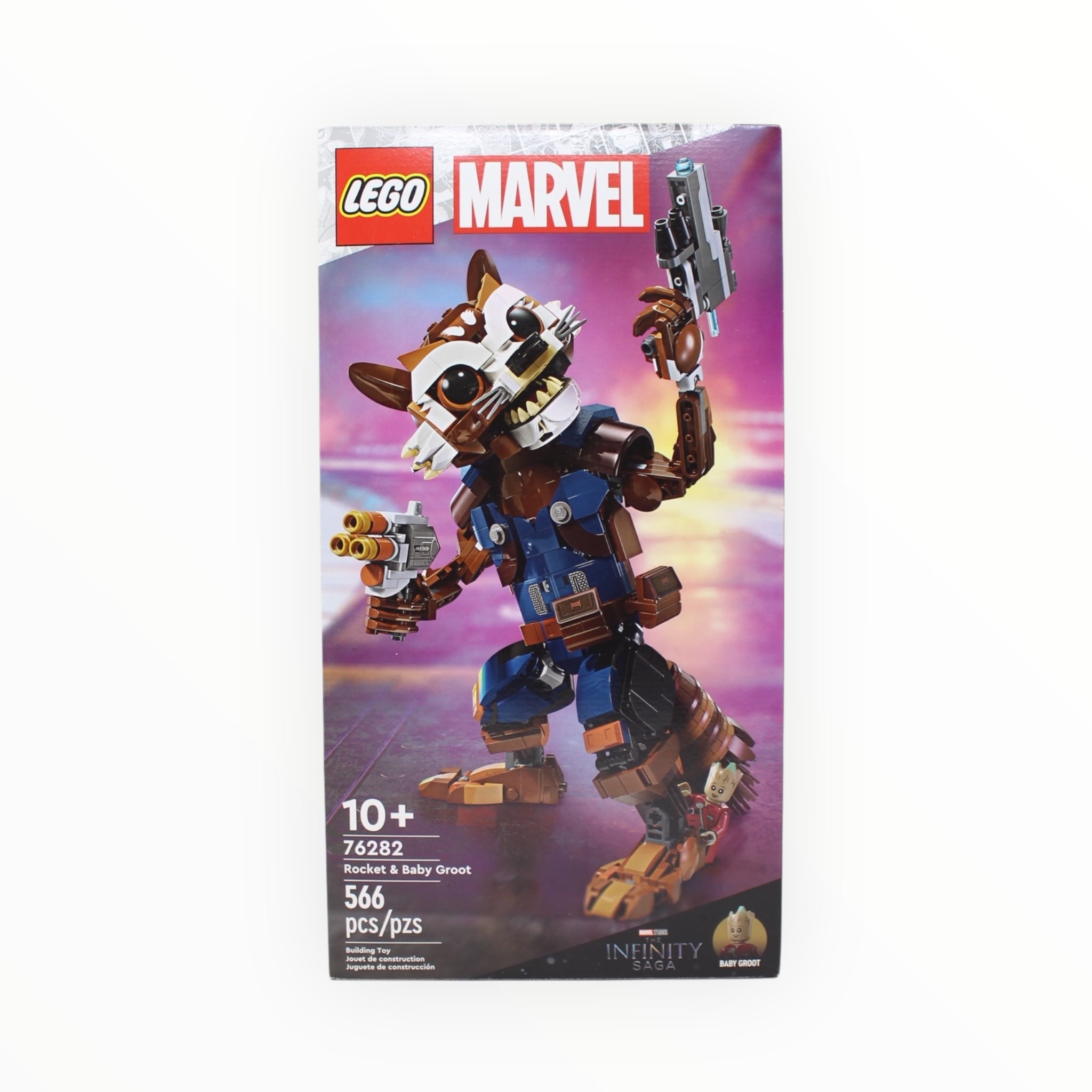 Certified Used Set 76282 Infinity Saga Rocket & Baby Groot