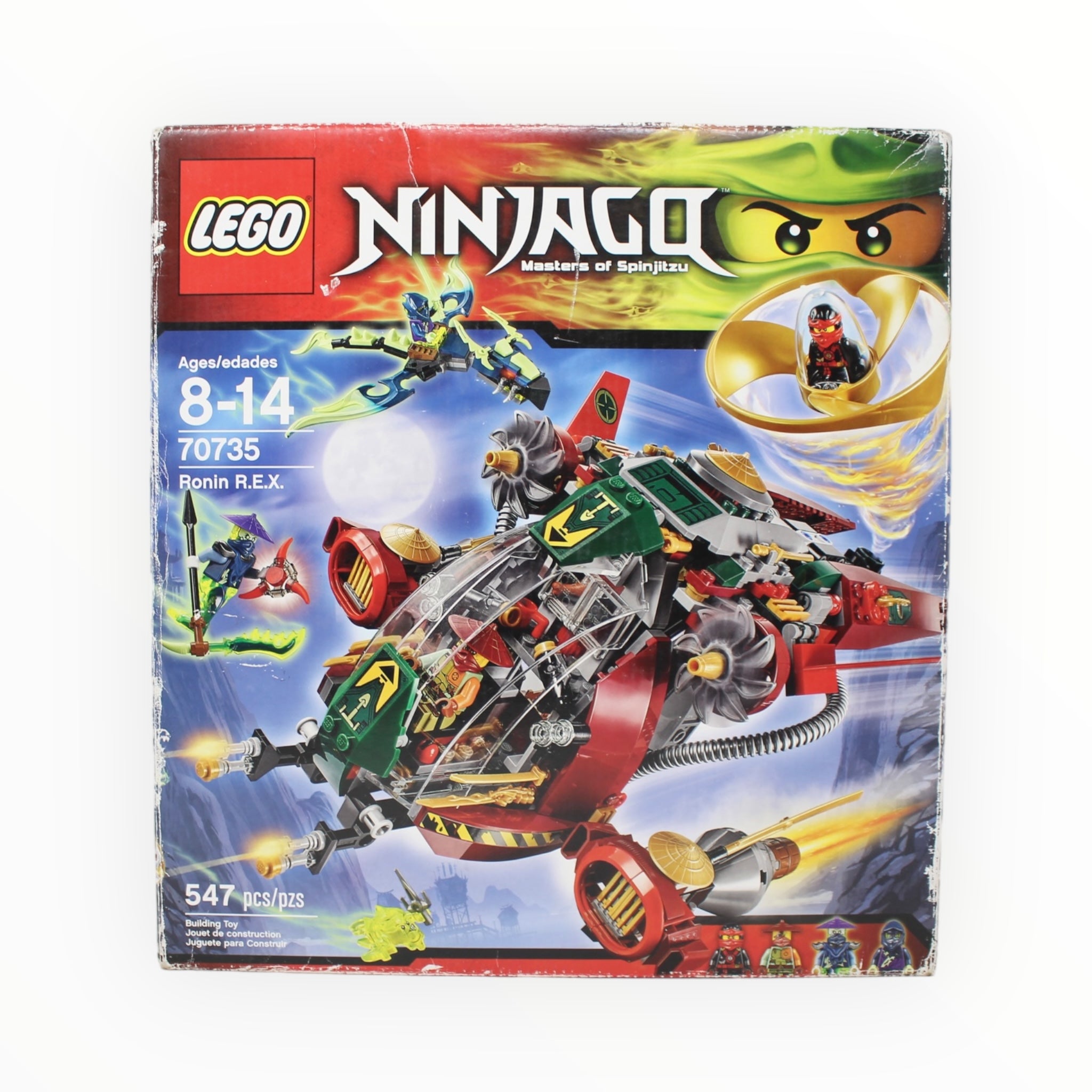 Certified Used Set 70735 Ninjago Ronin R.E.X. (open box, sealed bags)