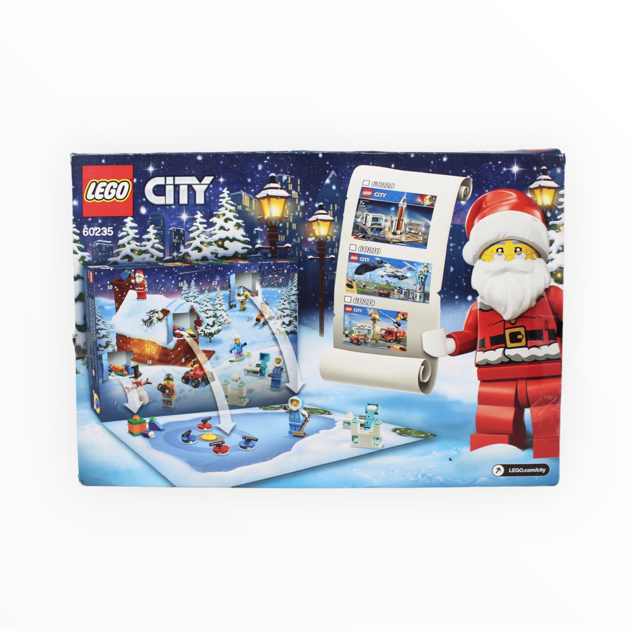 Certified Used Set 60235 City Advent Calendar (2019, open box, sealed bags)