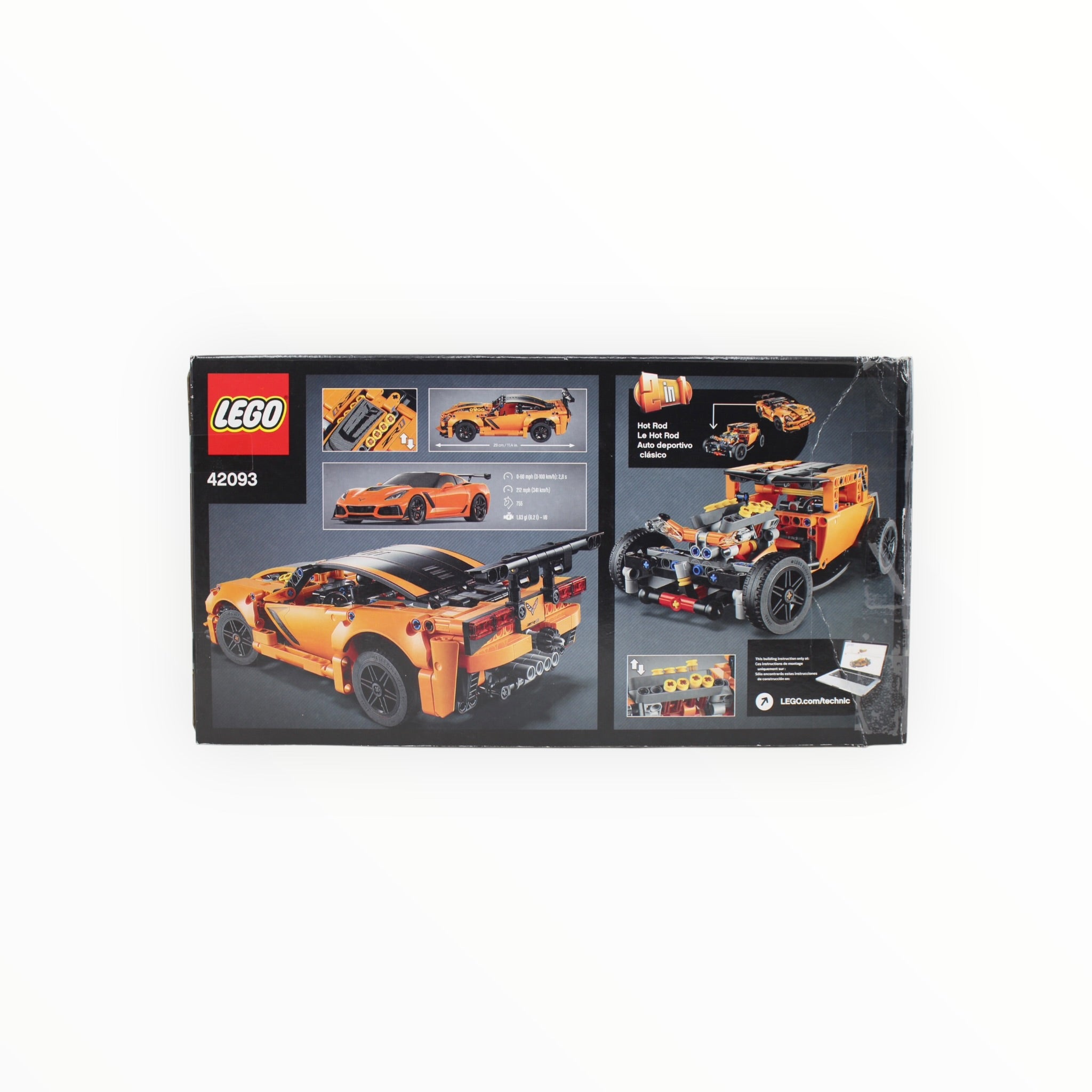 Certified Used Set 42093 Technic Chevrolet Corvette ZR1