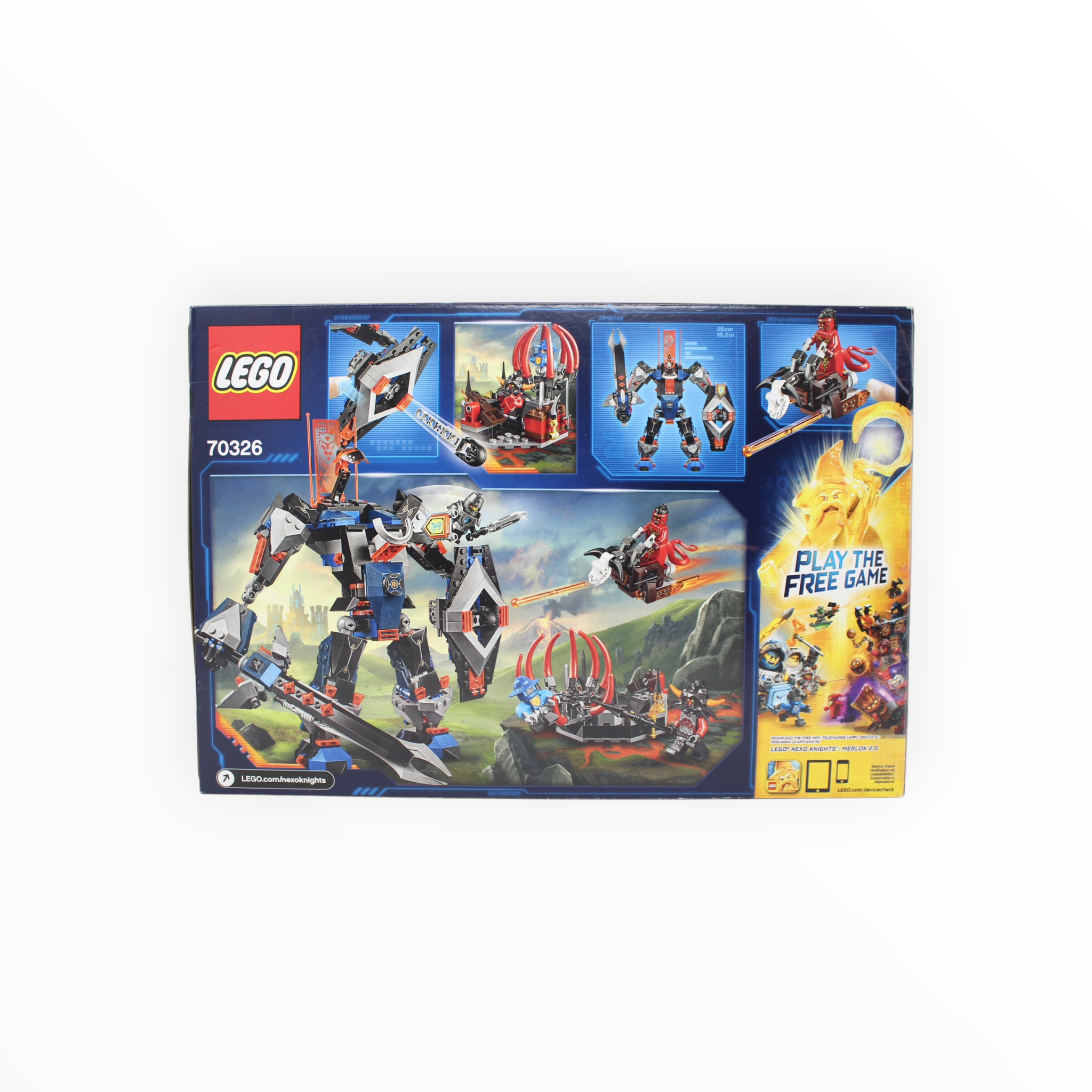 Certified Used Set 70326 Nexo Knights The Black Knight Mech
