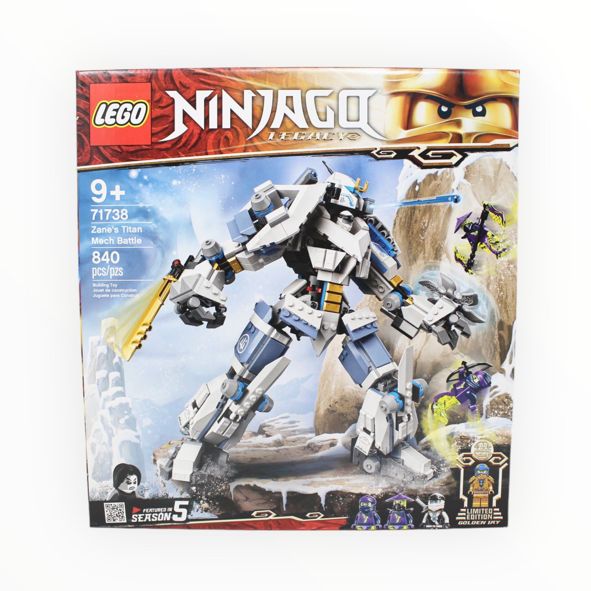 Retired Set 71738 Ninjago Zane’s Titan Mech Battle