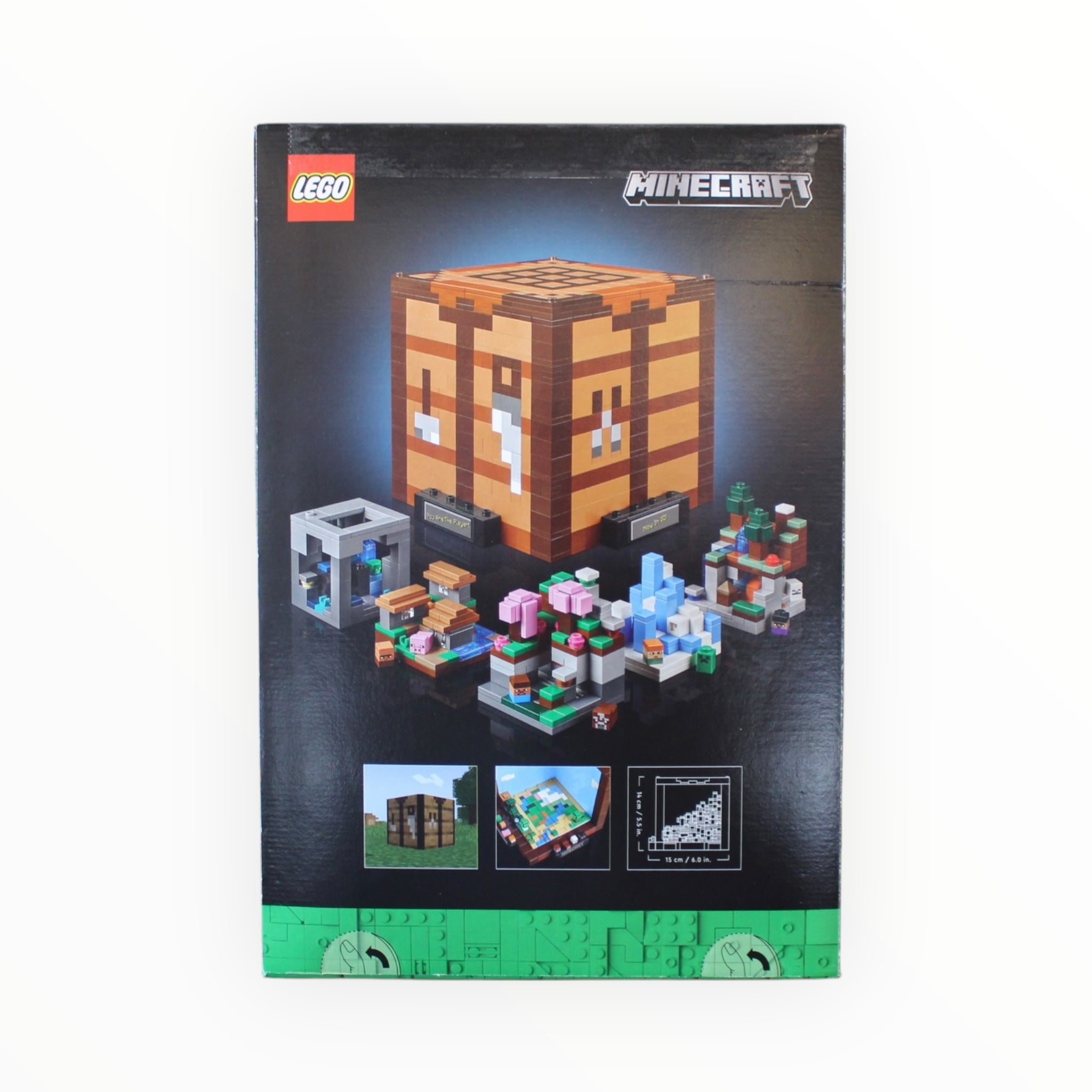 Certified Used Set 21265 Minecraft The Crafting Table