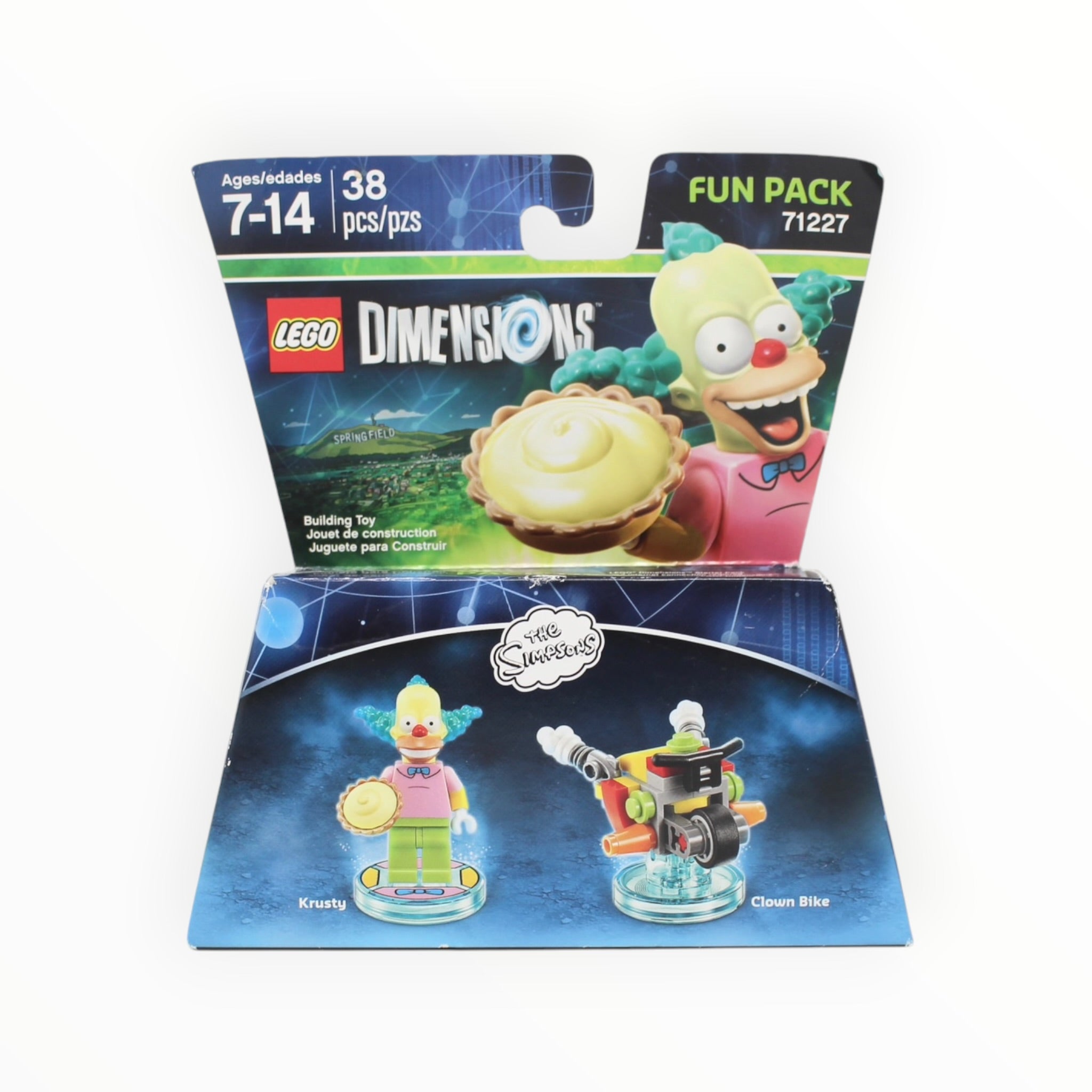 Retired Set 71227 Dimensions Fun Pack - The Simpsons Krusty the Clown and Clown Bike (some box damage)