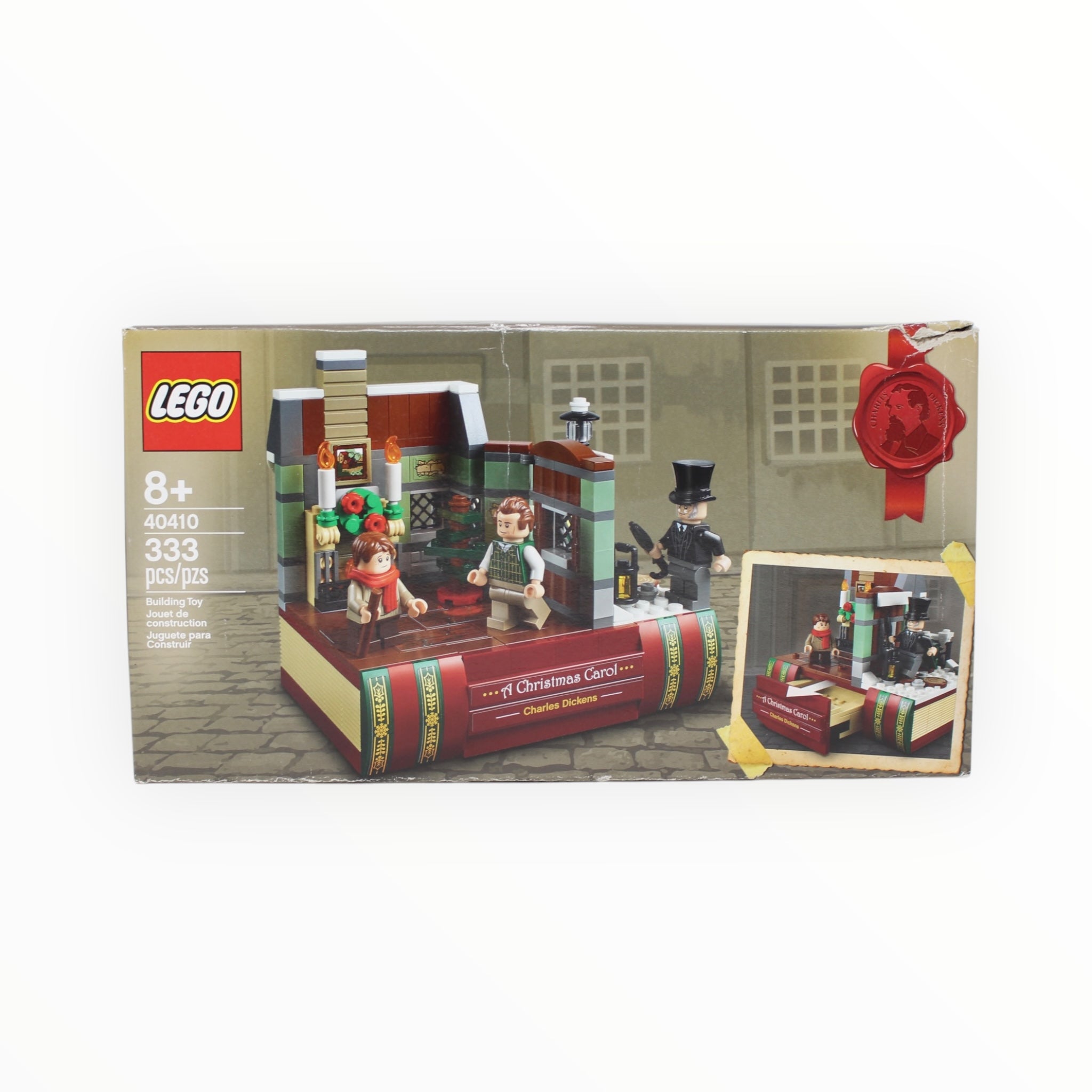 Retired Set 40410 LEGO Charles Dickens Tribute (damaged box)