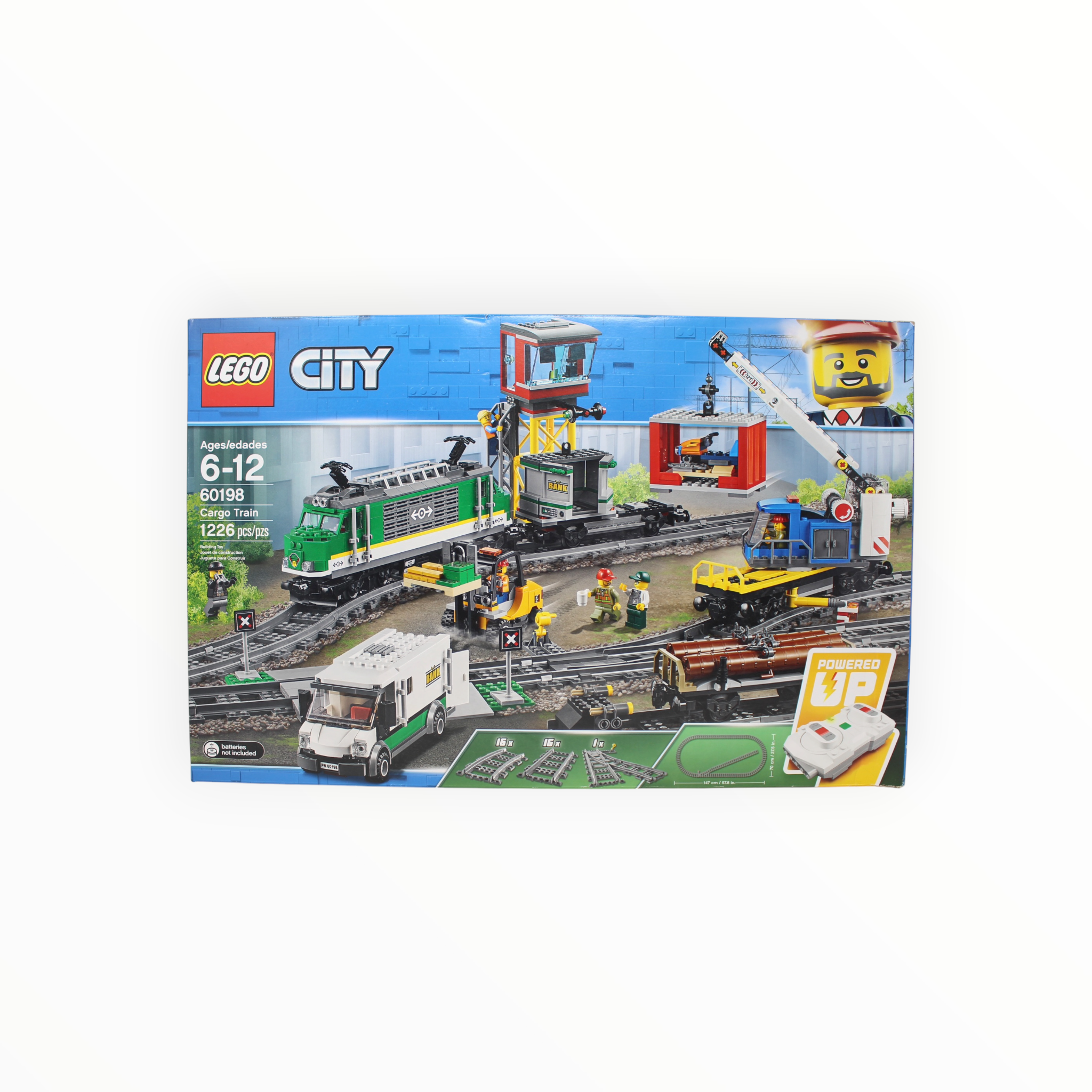 Retired Set 60198 City Cargo Train (2018, slight box damage)
