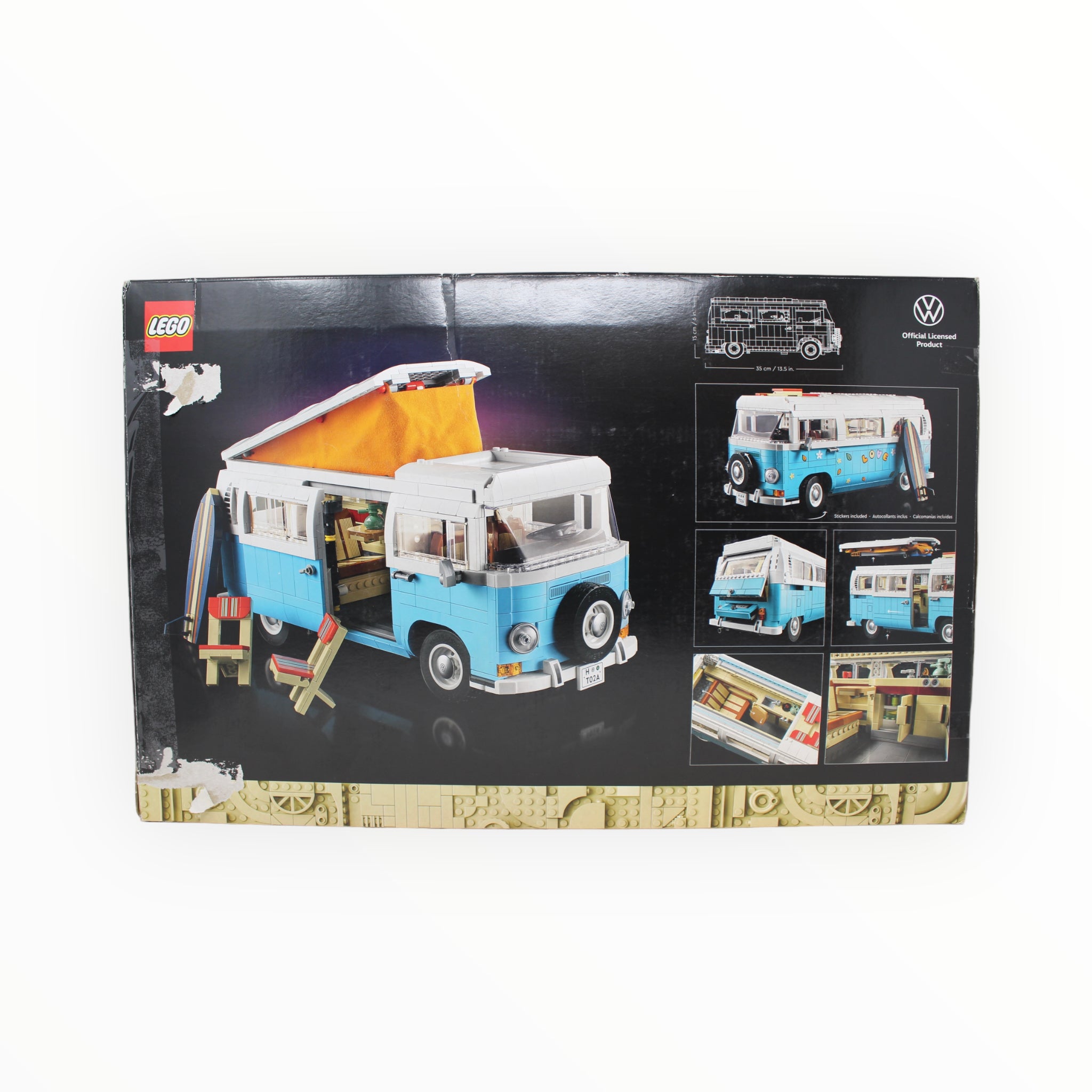 Certified Used Set 10279 Creator Volkswagen T2 Camper Van (bags 3-11 still sealed)