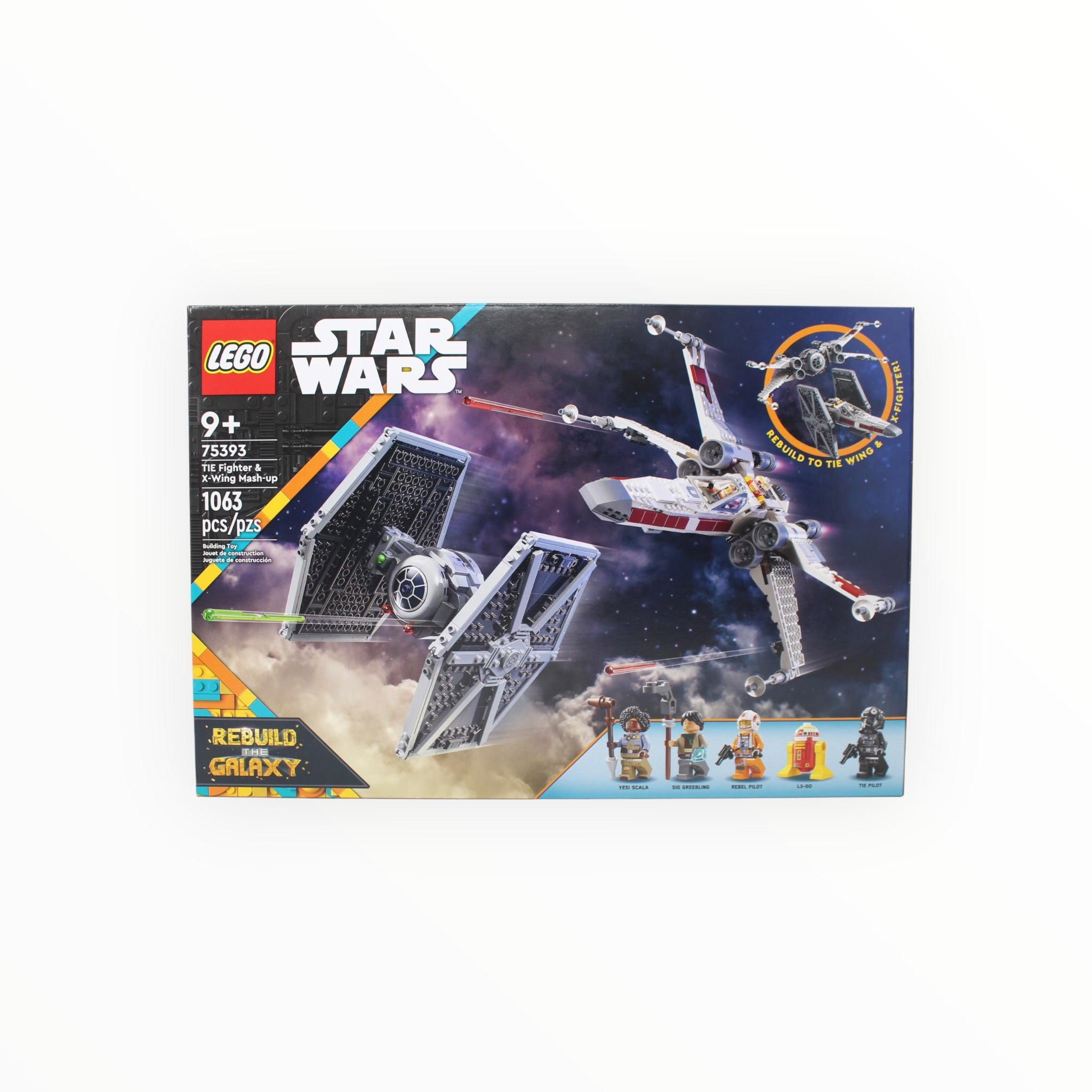 Retired Set 75393 Star Wars TIE Fighter & X-Wing Mash-up