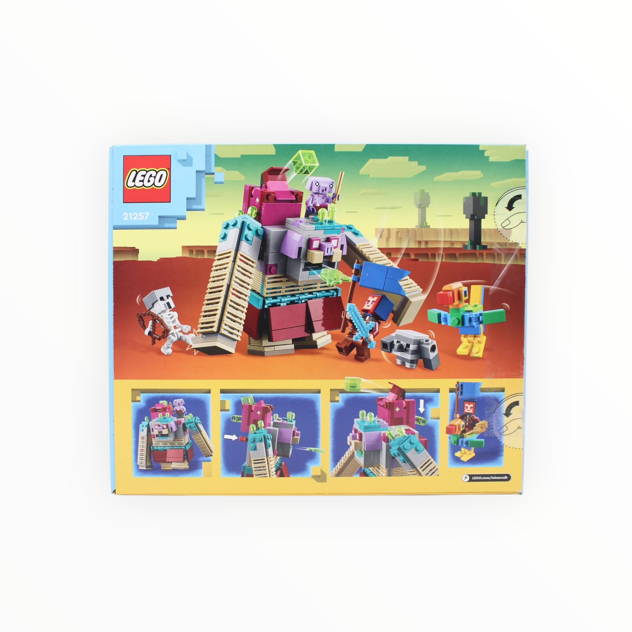 Certified Used Set 21257 Minecraft Legends The Devourer Showdown