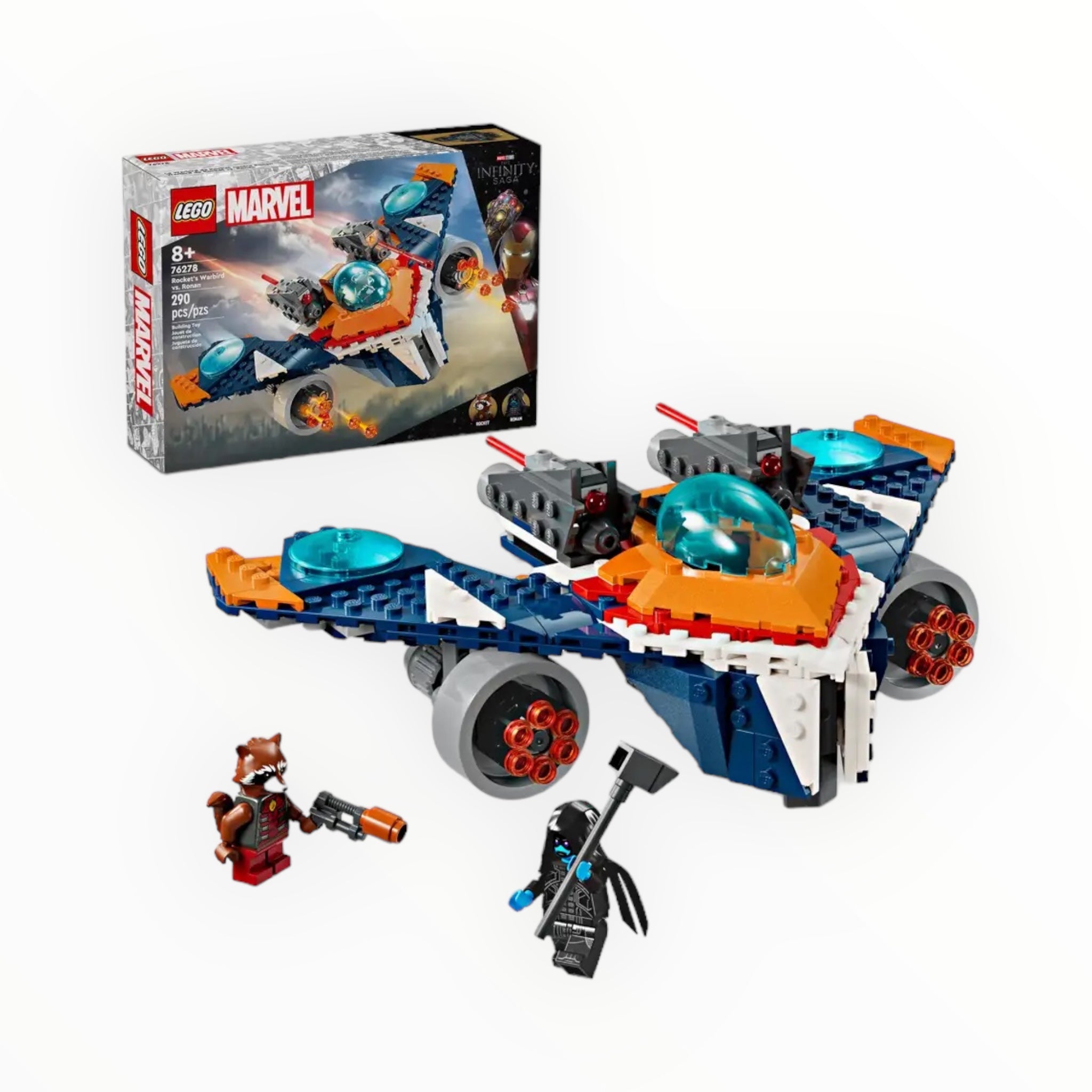 76278 Marvel Infinity Saga Rocket’s Warbird vs. Ronan