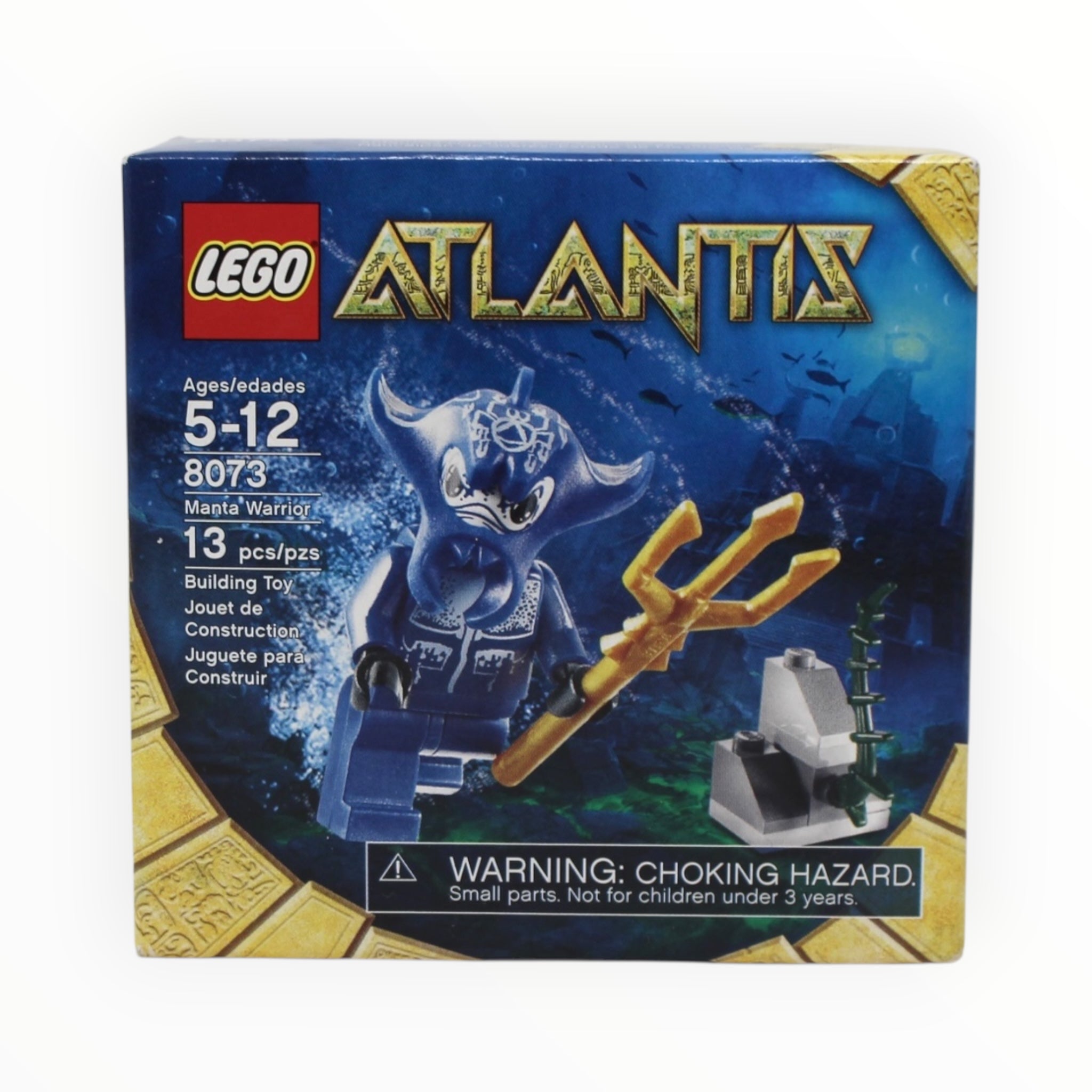 Certified Used Set 8073 Atlantis Manta Warrior