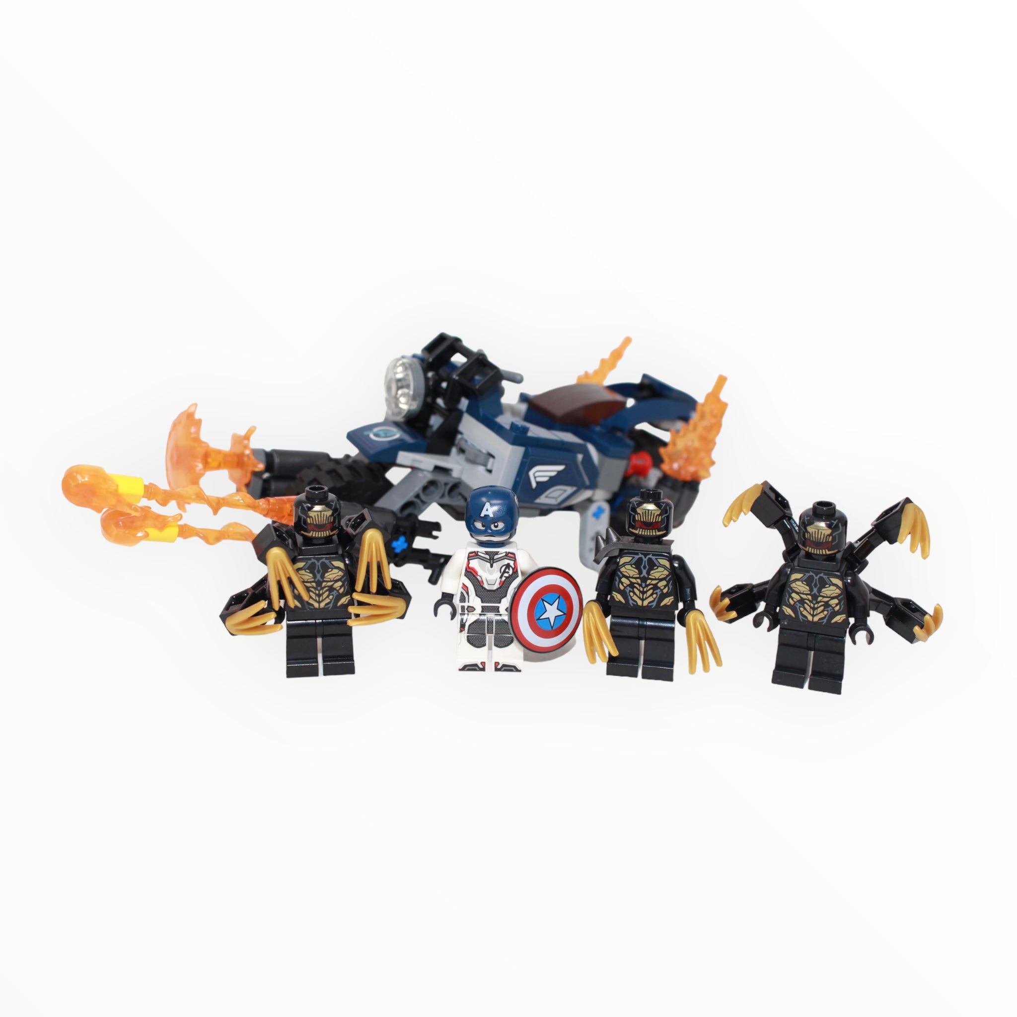Used Set 76123 Marvel Avengers Captain America: Outriders Attack
