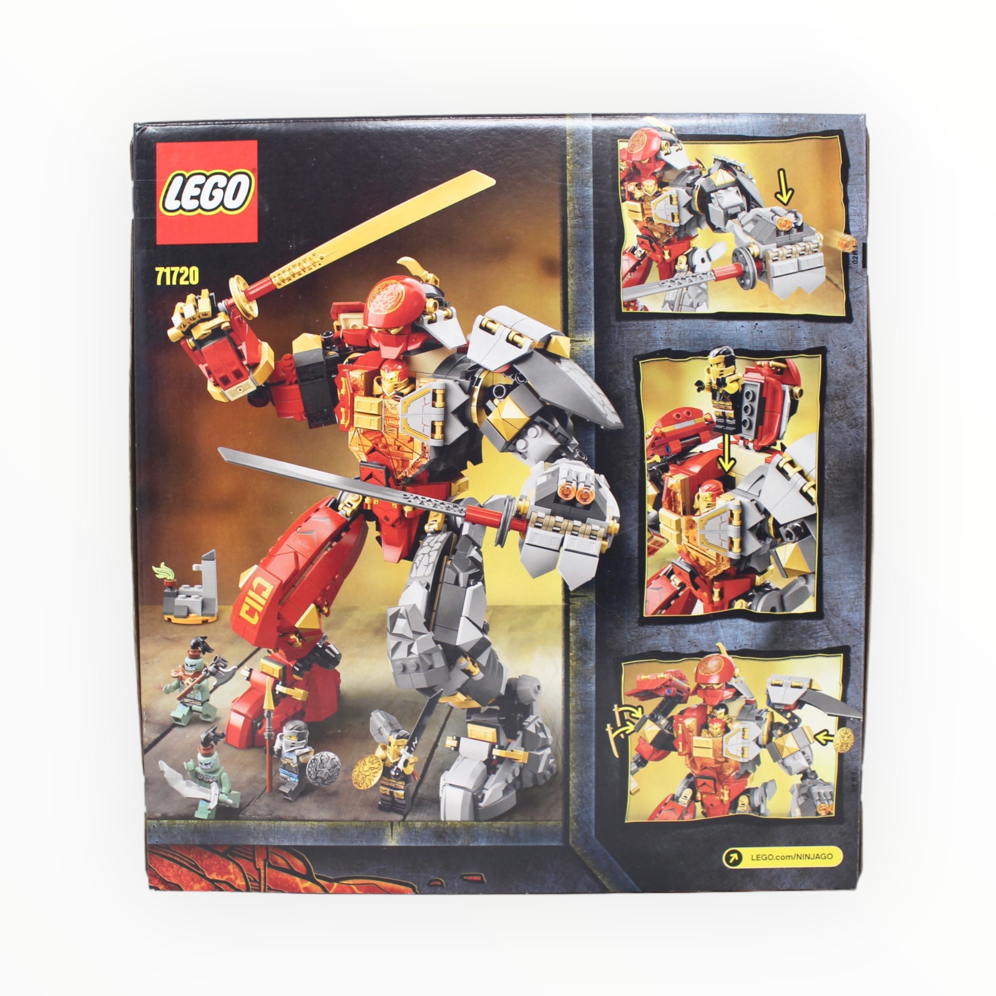 Retired Set 71720 Ninjago Fire Stone Mech