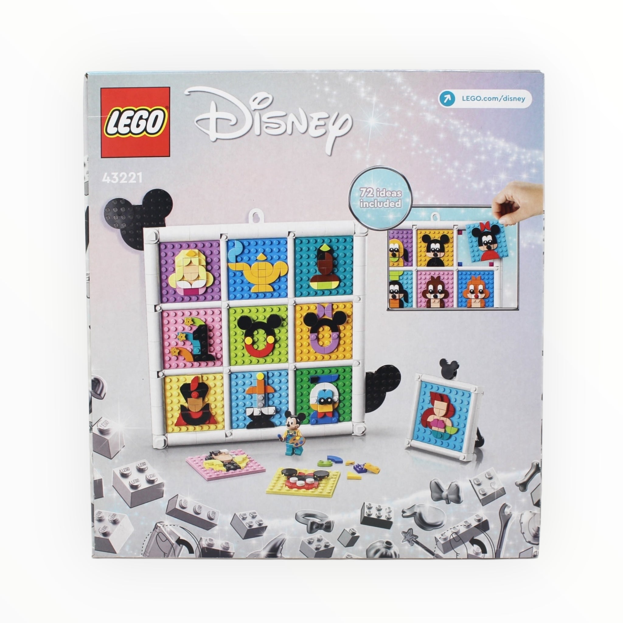 Retired Set 43221 Disney 100 Years of Disney Animation Icons