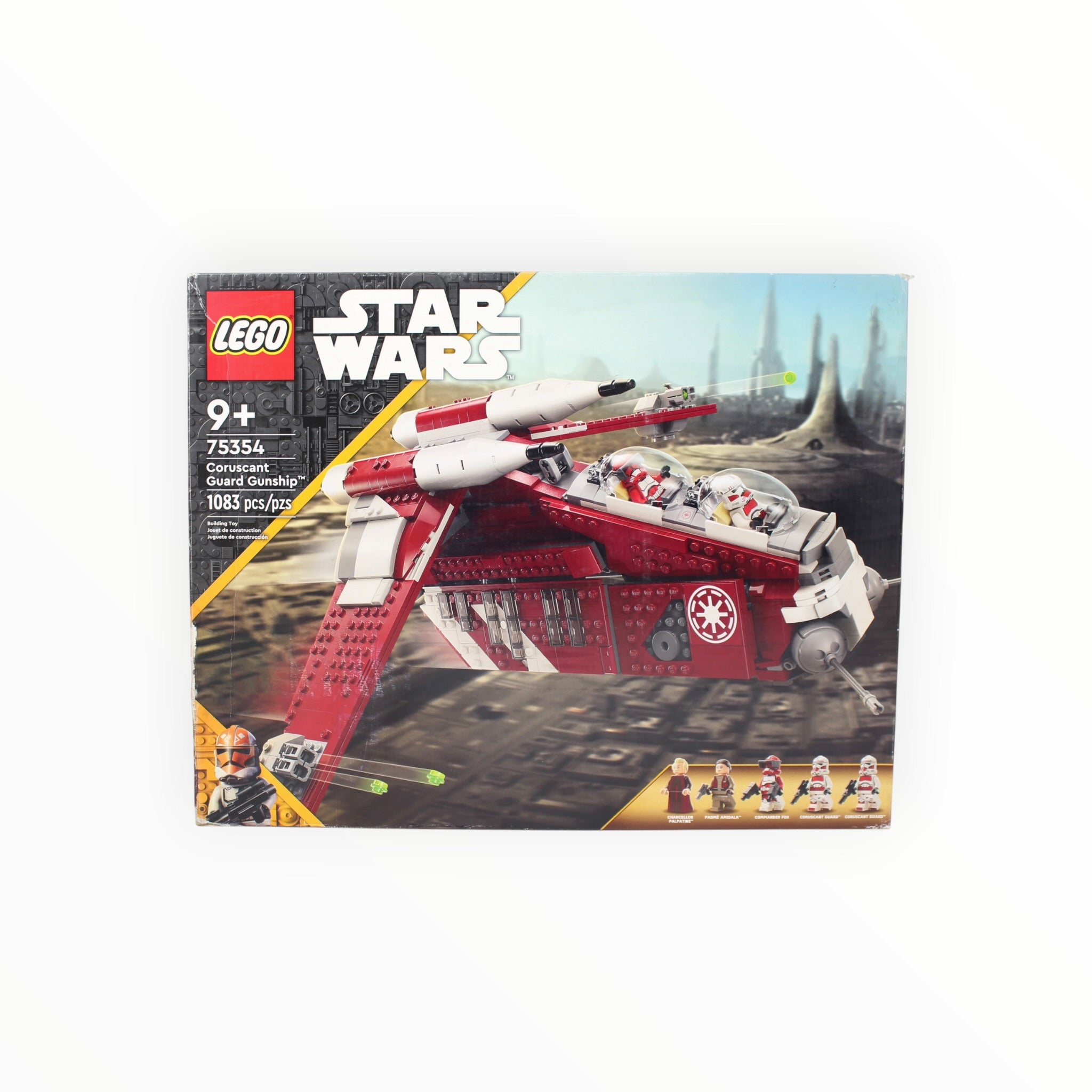 Certified Used Set 75354 Star Wars Coruscant Guard Gunship (open box, sealed bags)