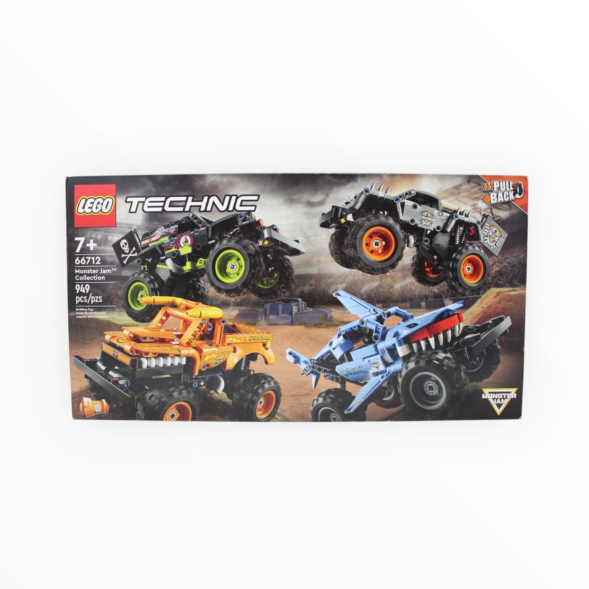 Retired Set 66712 Technic Monster Jam Collection (set #s 42118, 42119, 42134, and 42135)