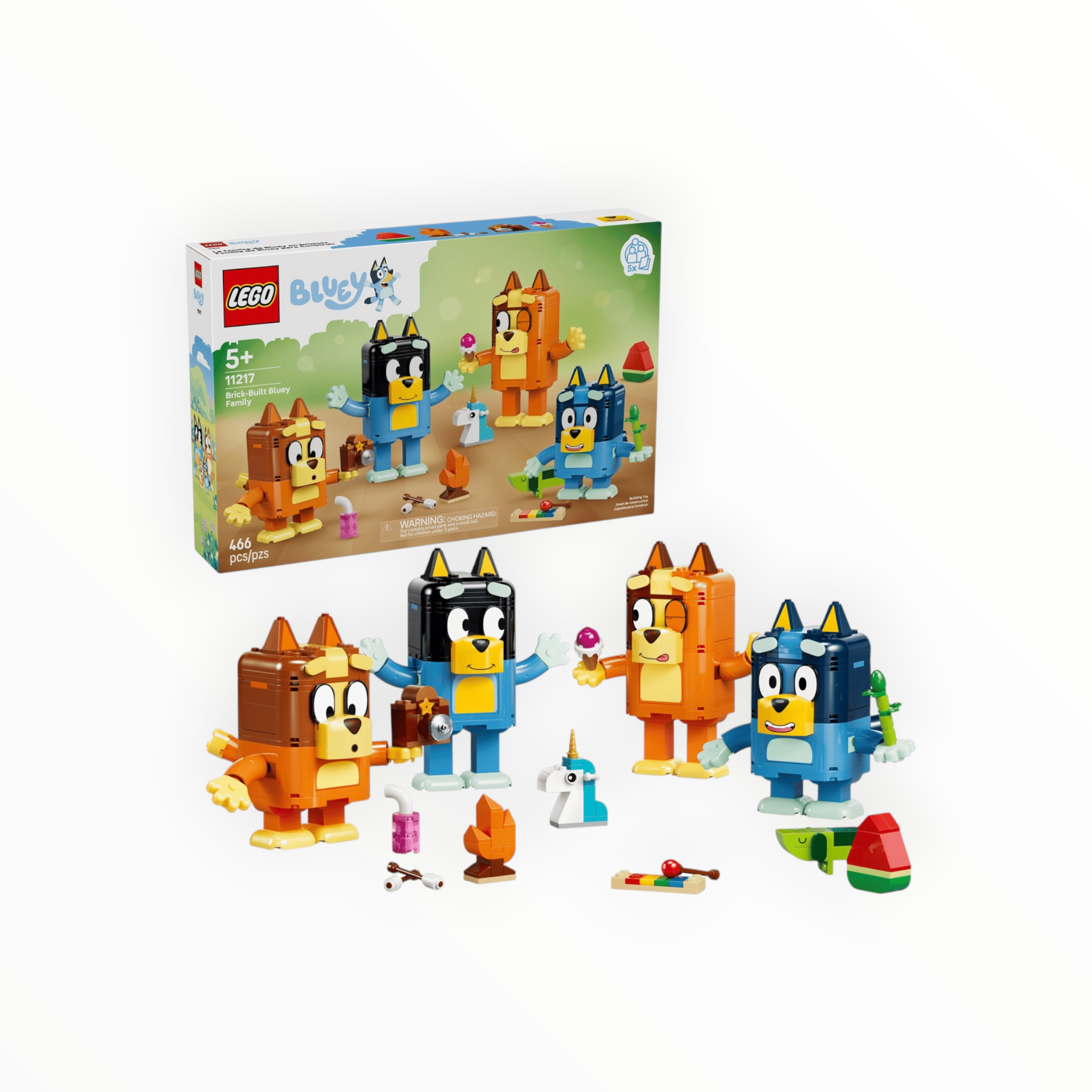 11217 Bluey Brick Built Bluey Family