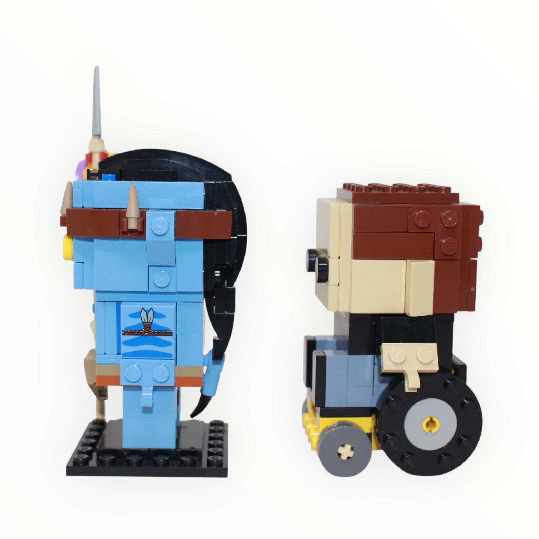 Used Set 40554 BrickHeadz Avatar Jake Sully & his Avatar