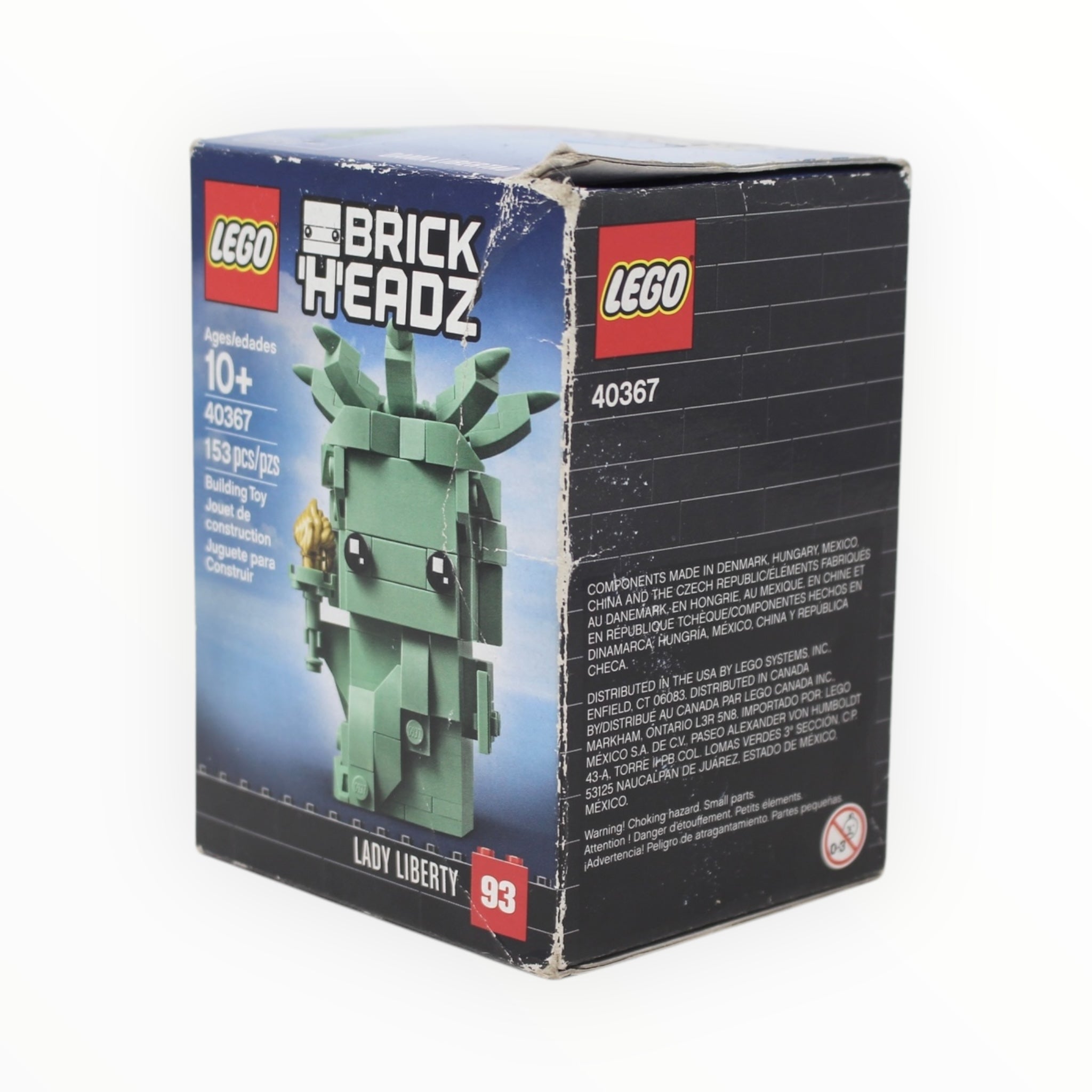 Retired Set 40367 BrickHeadz Lady Liberty (damaged box)