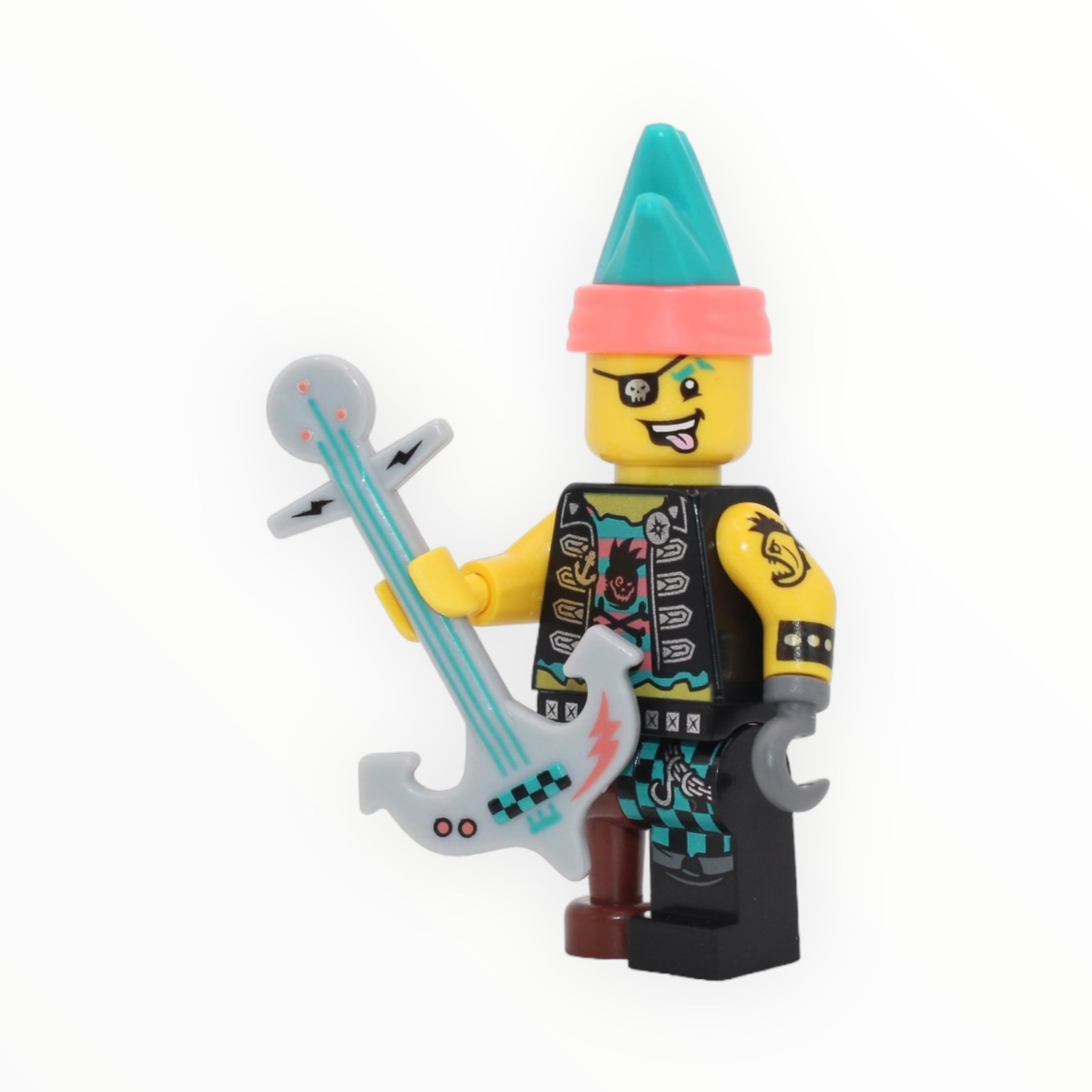 Punk Pirate with Anchor Guitar