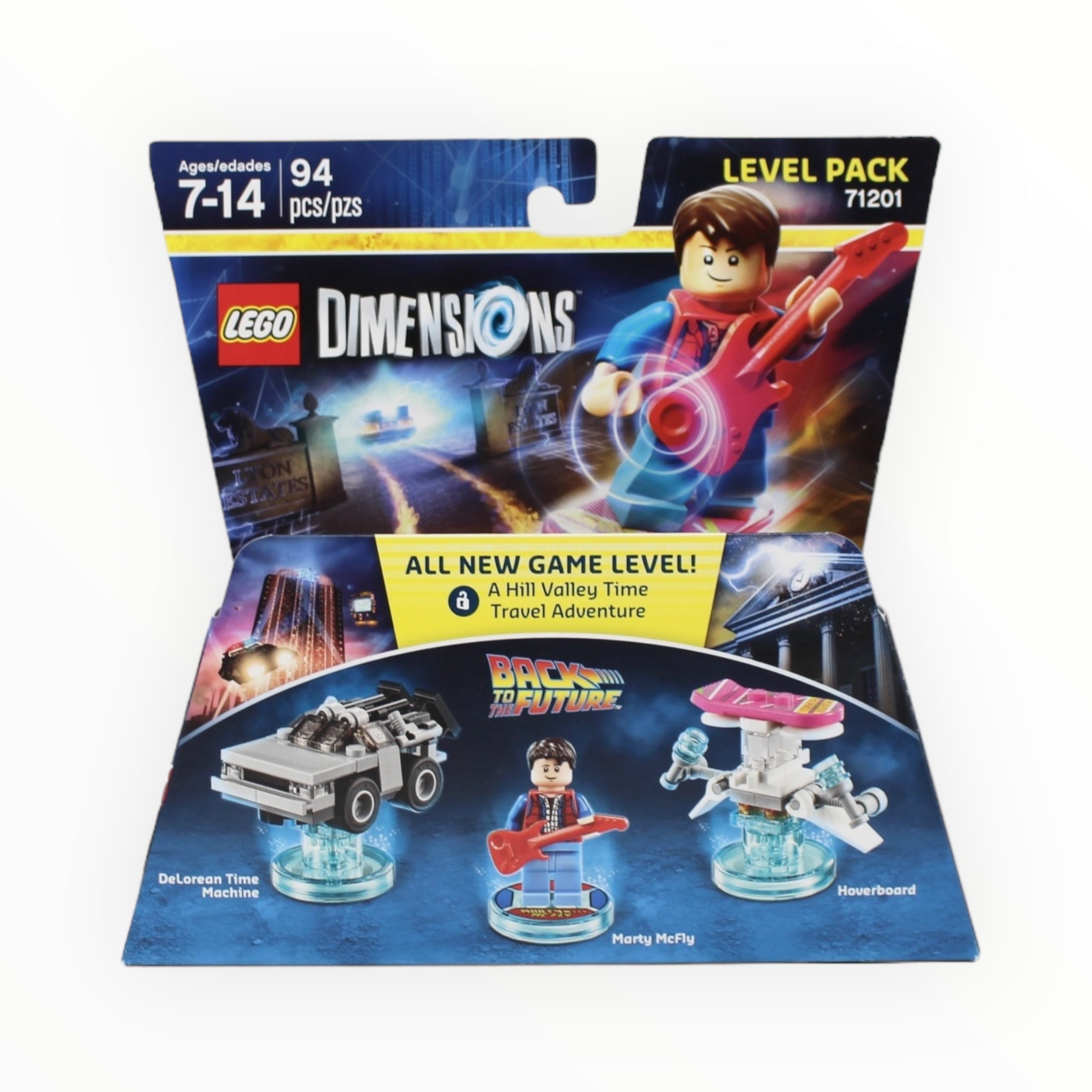 Certified Used Set 71201 Dimensions Level Pack - Back to the Future (open box, sealed bags)