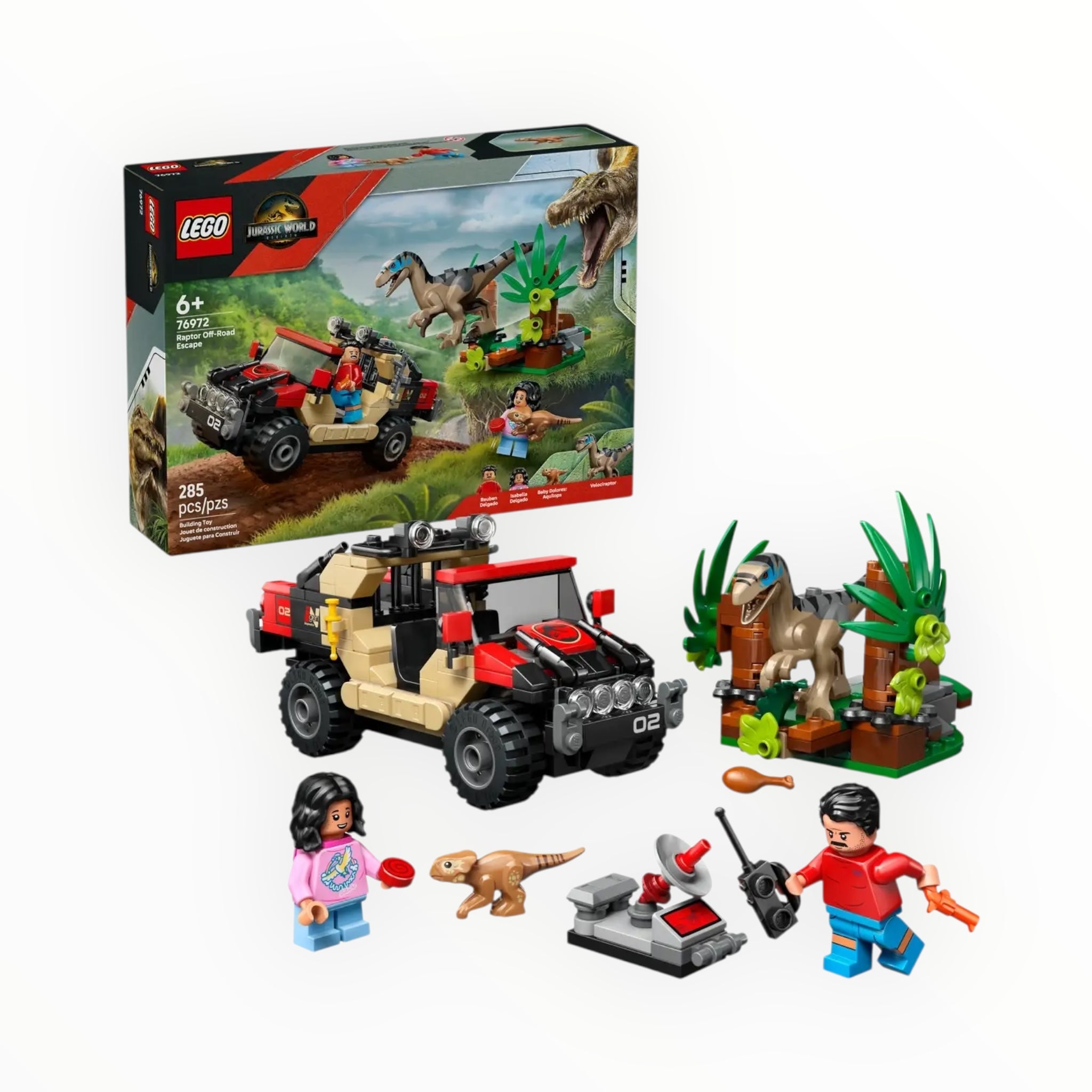 76972 Jurassic World Raptor Off-Road Escape