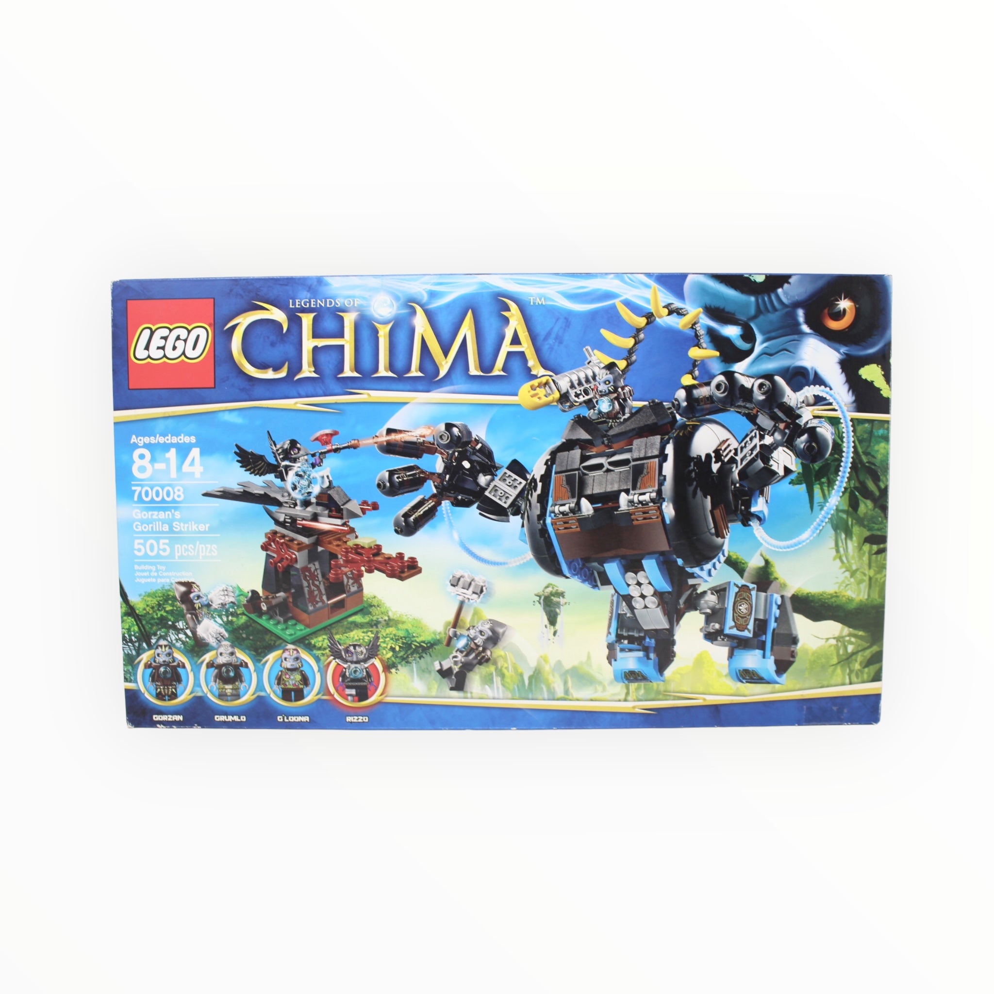 Certified Used Set 70008 Chima Gorzan’s Gorilla Striker