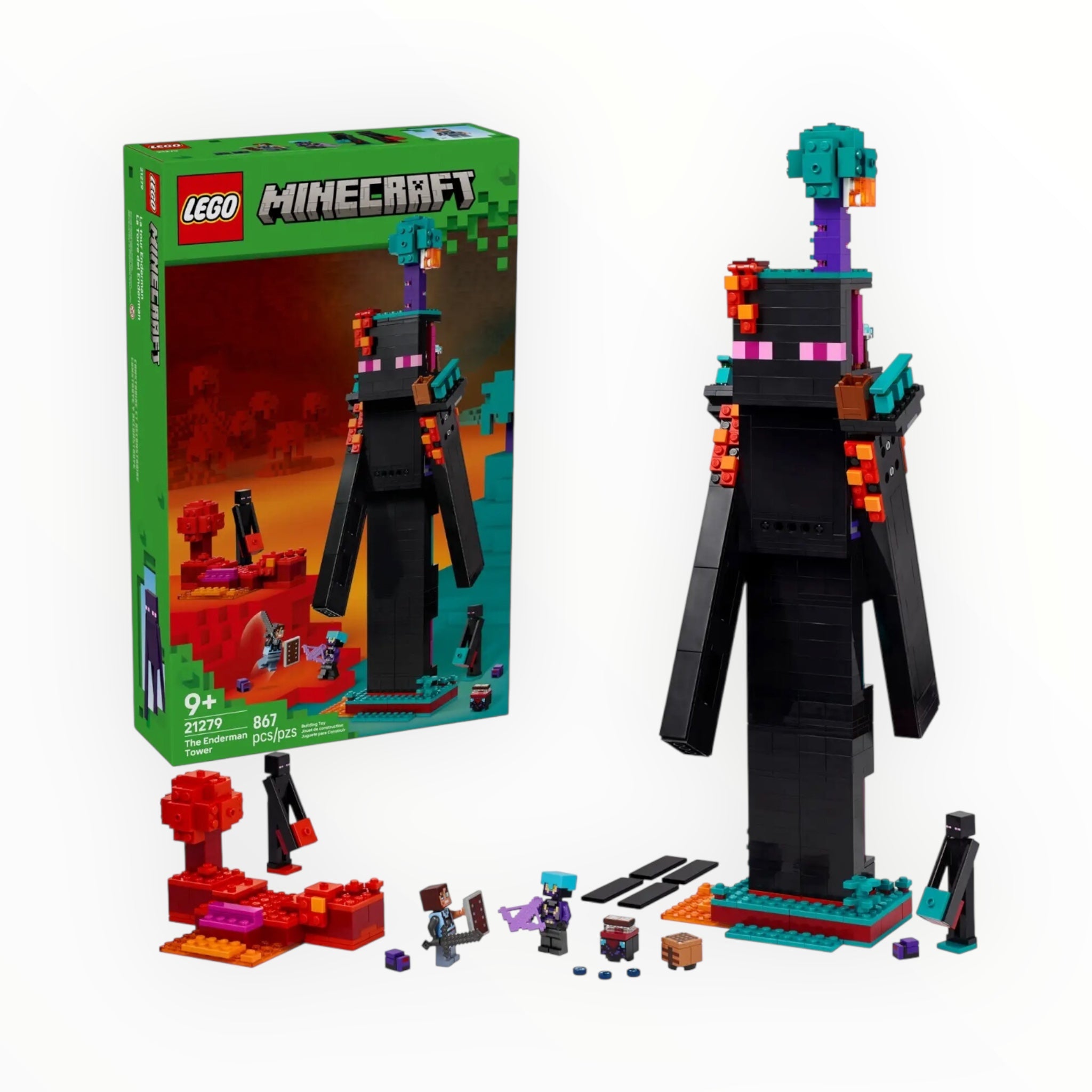 21279 Minecraft The Enderman Tower