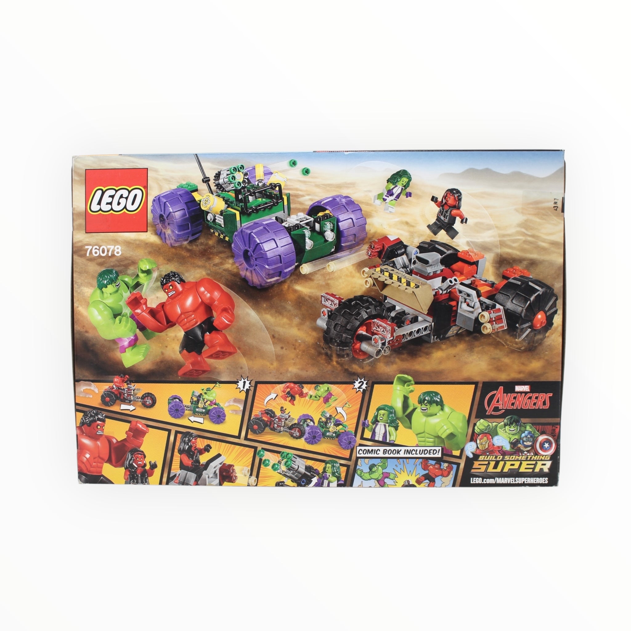 Retired Set 76078 Marvel Super Heroes Hulk vs. Red Hulk