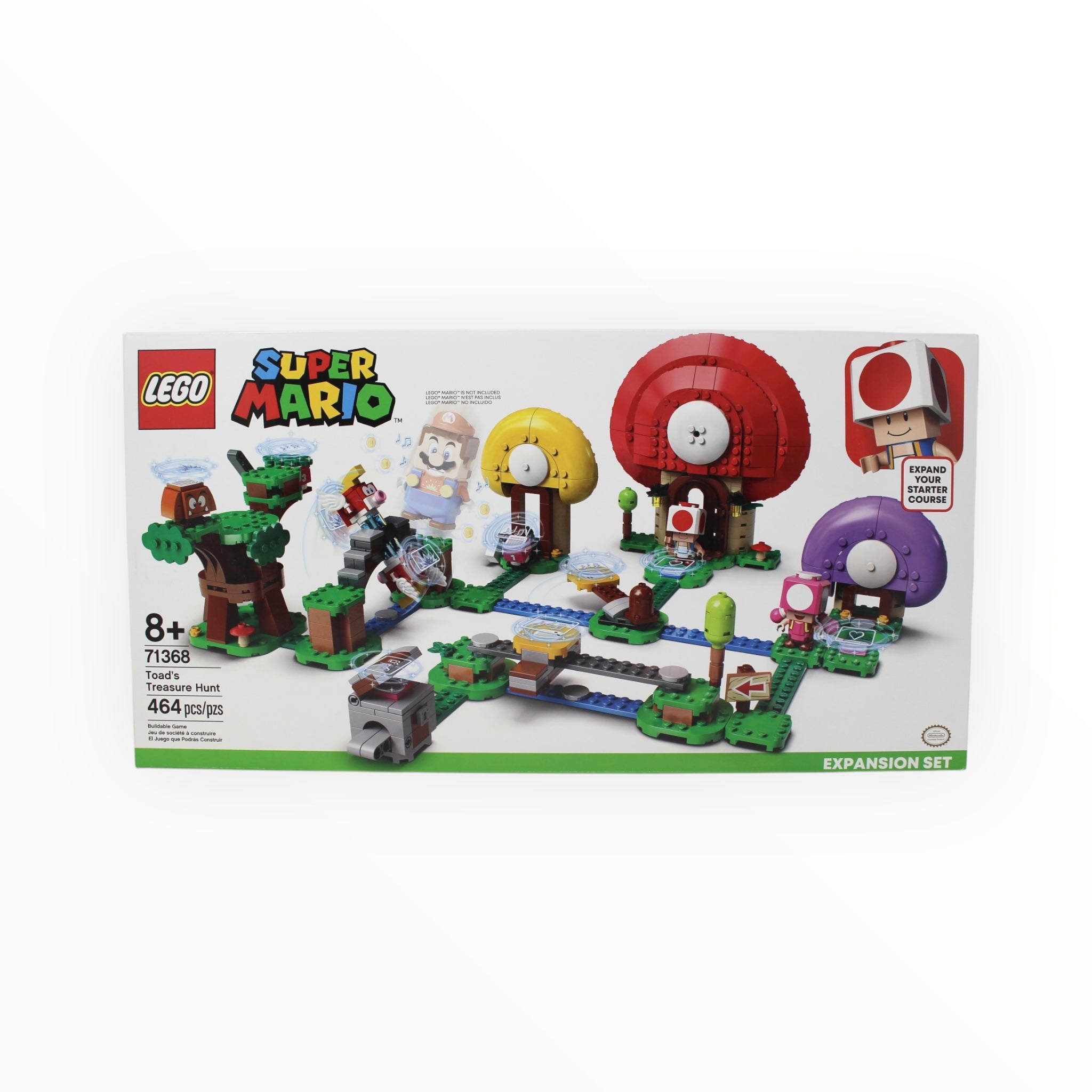 Retired Set 71368 Super Mario Toads Treasure Hunt Expansion Set