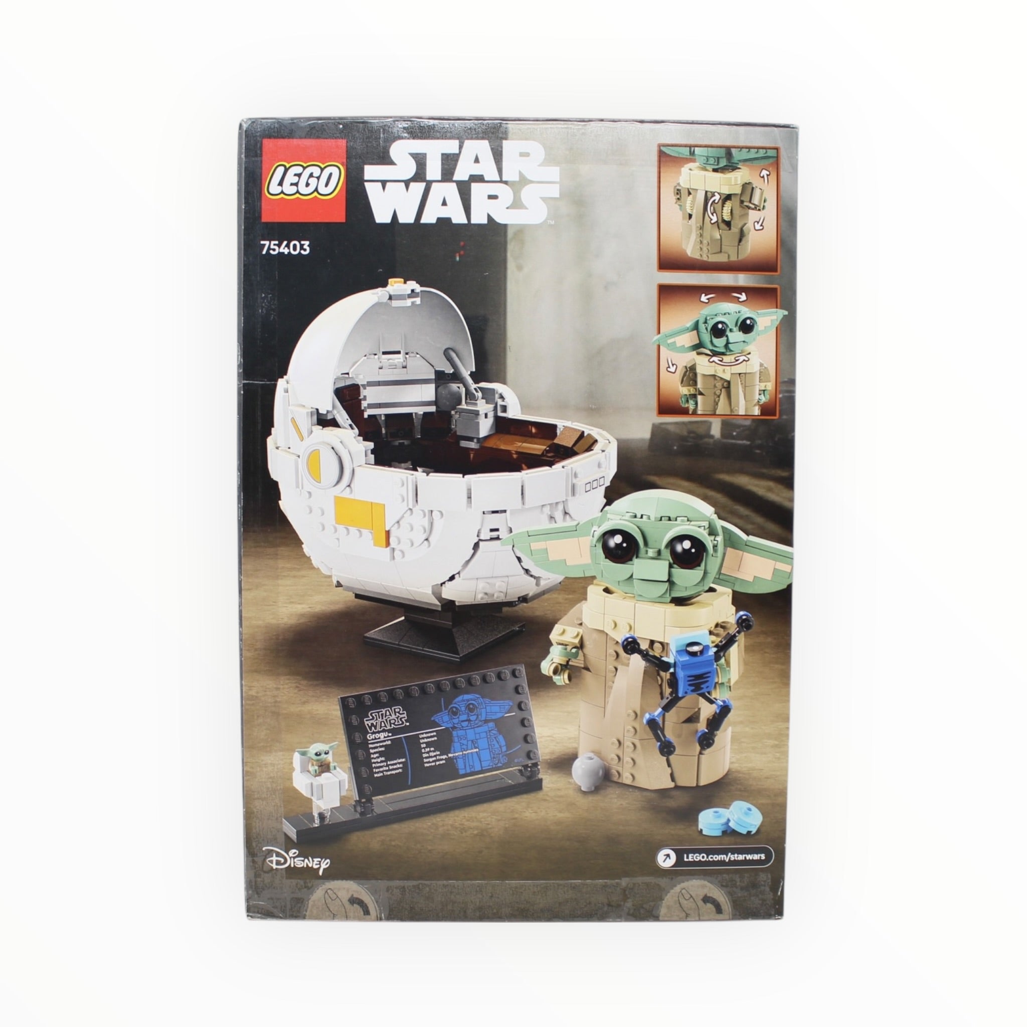 Certified Used Set 75403 Star Wars Grogu with Hover Pram