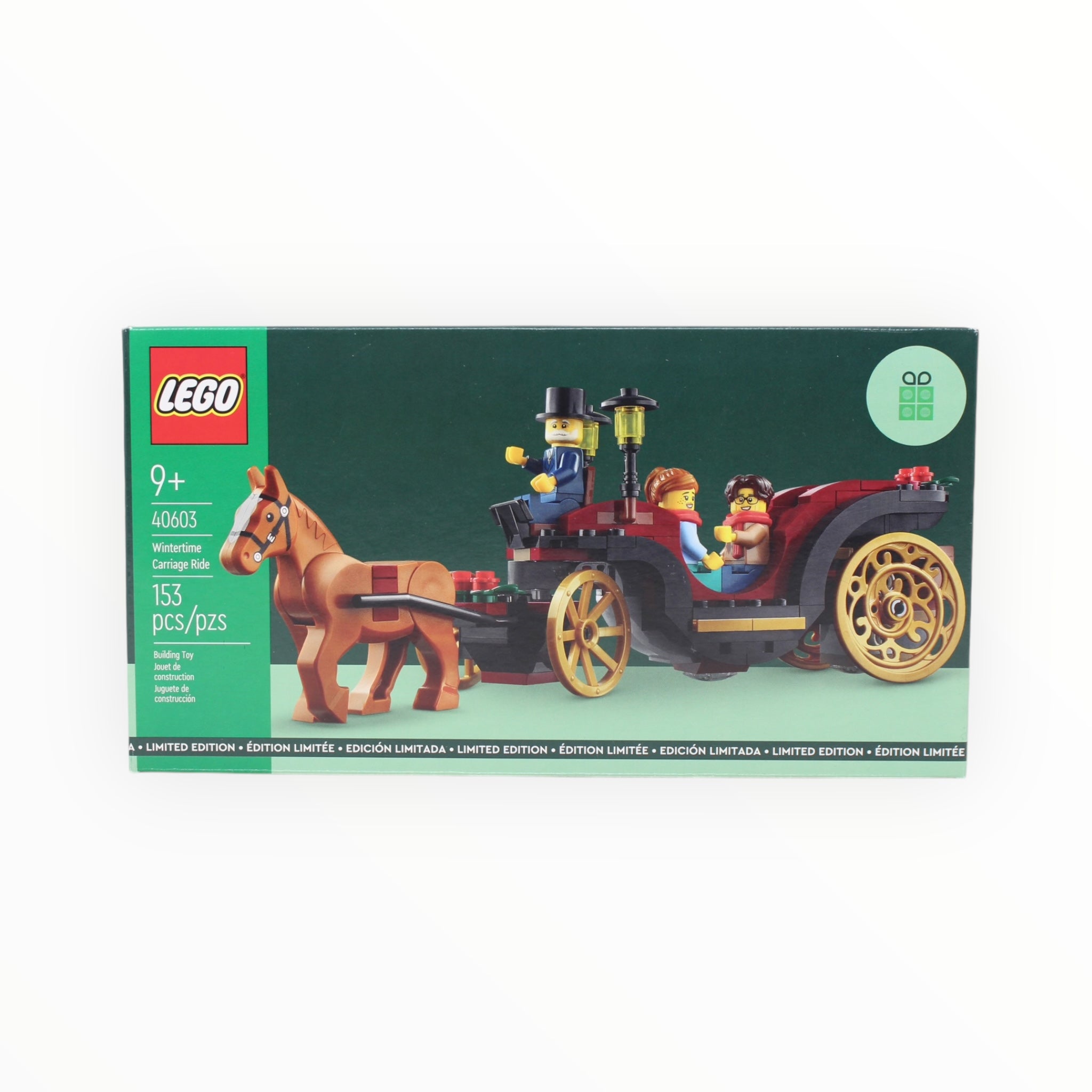 Retired Set 40603 LEGO Wintertime Carriage Ride