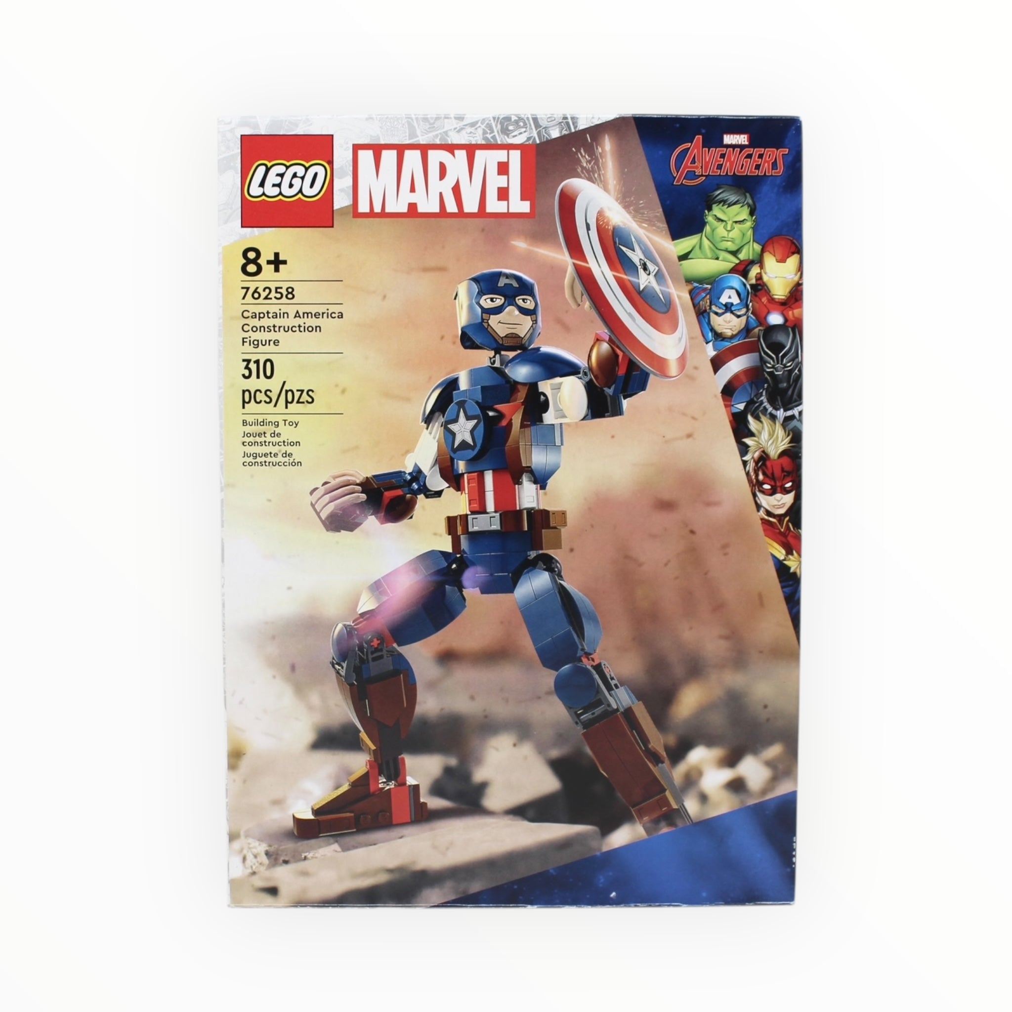 Certified Used Set 76258 Marvel Captain America Construction Figure
