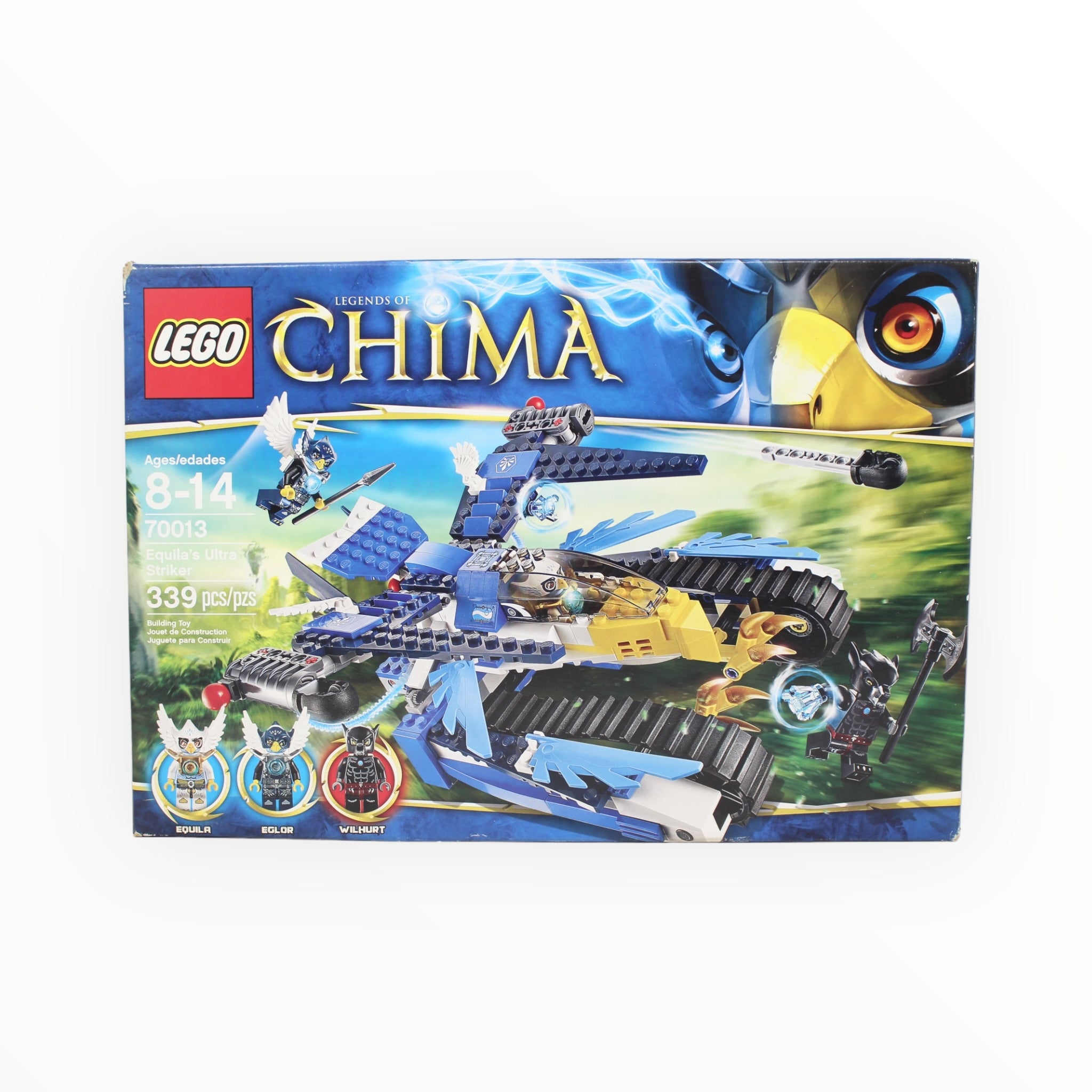 Certified Used Set 70013 Chima Equila’s Ultra Striker (open box, sealed bags)