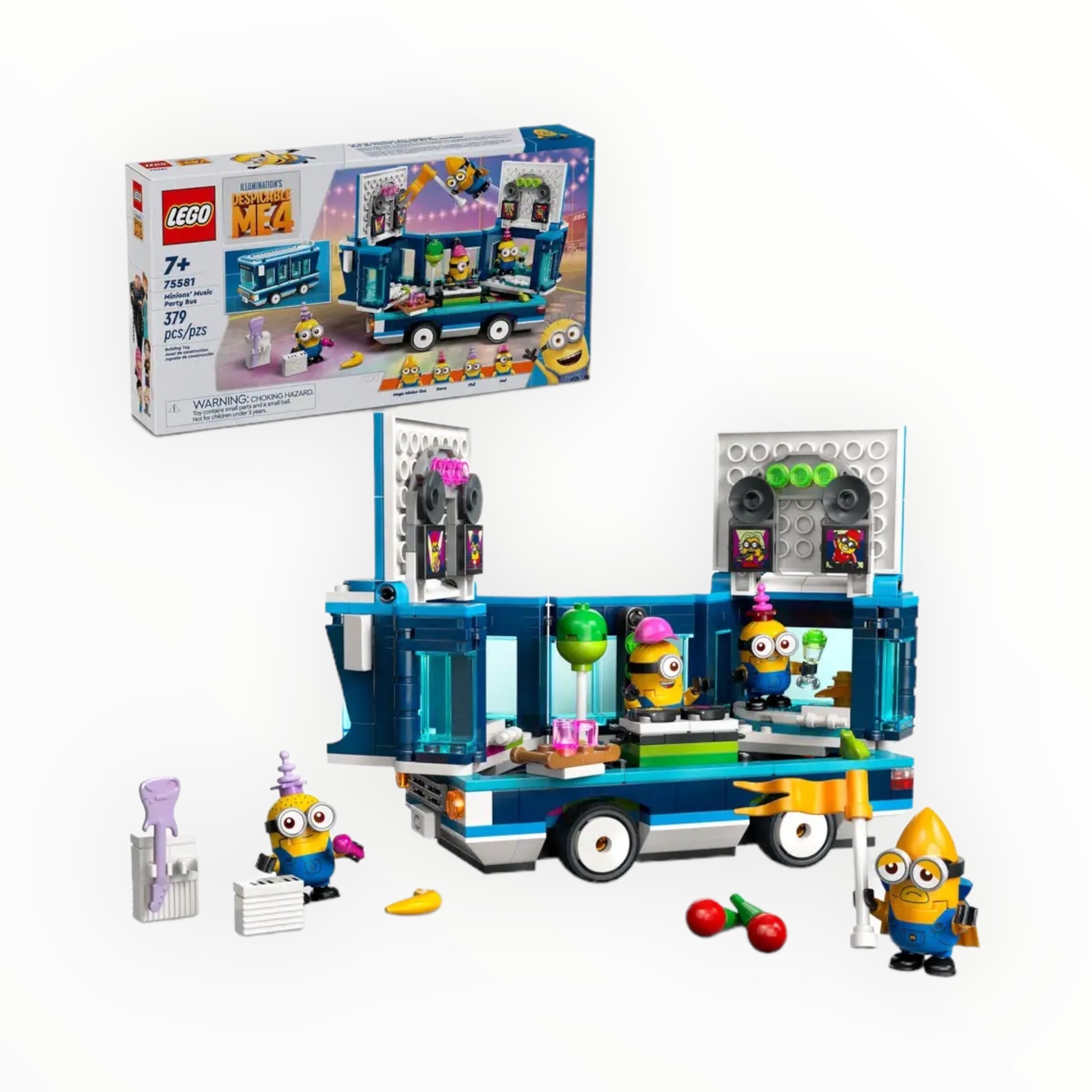 75581 Despicable Me 4 Minions’ Music Party Bus