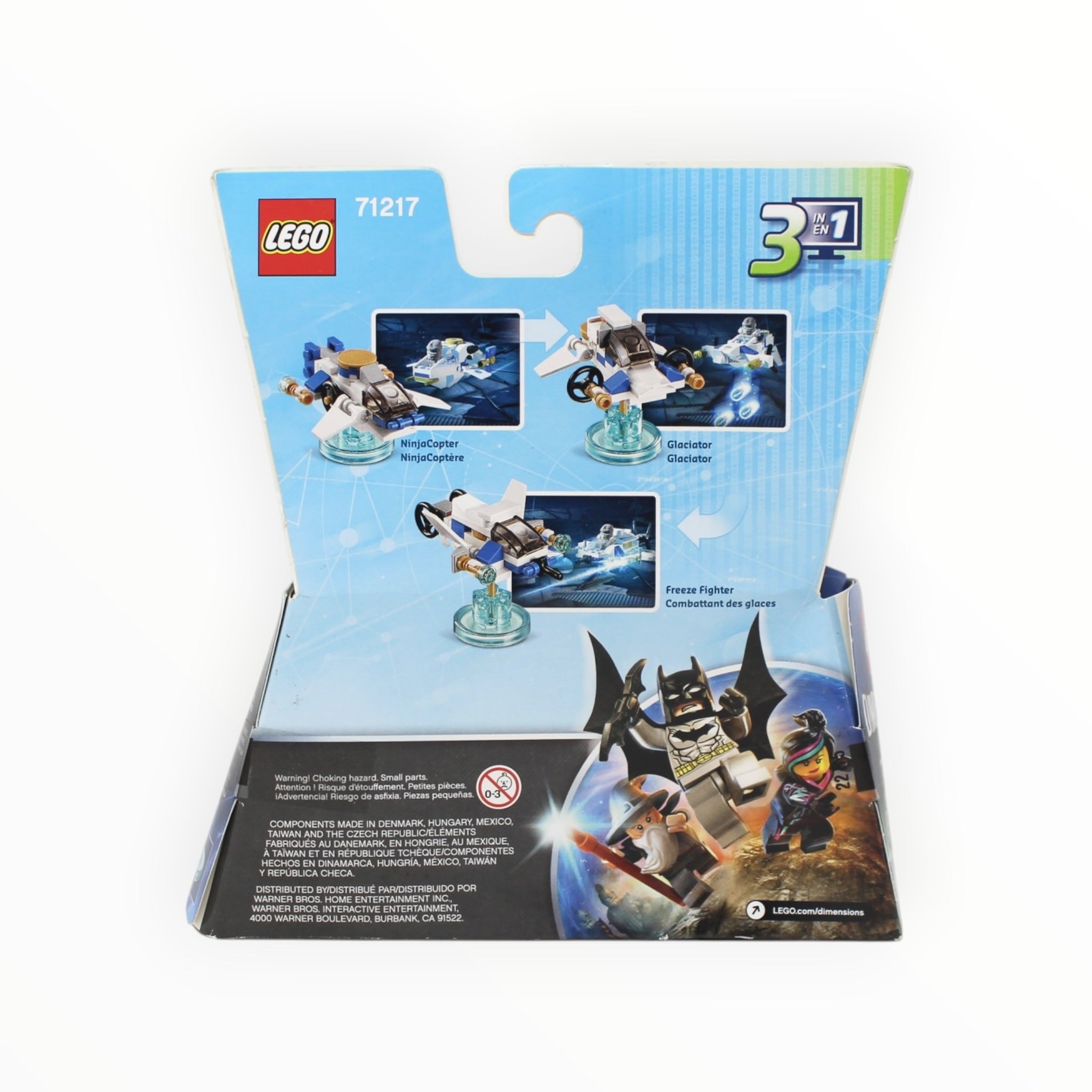 Retired Set 71217 Dimensions Fun Pack - Ninjago Zane and NinjaCopter (damaged box)