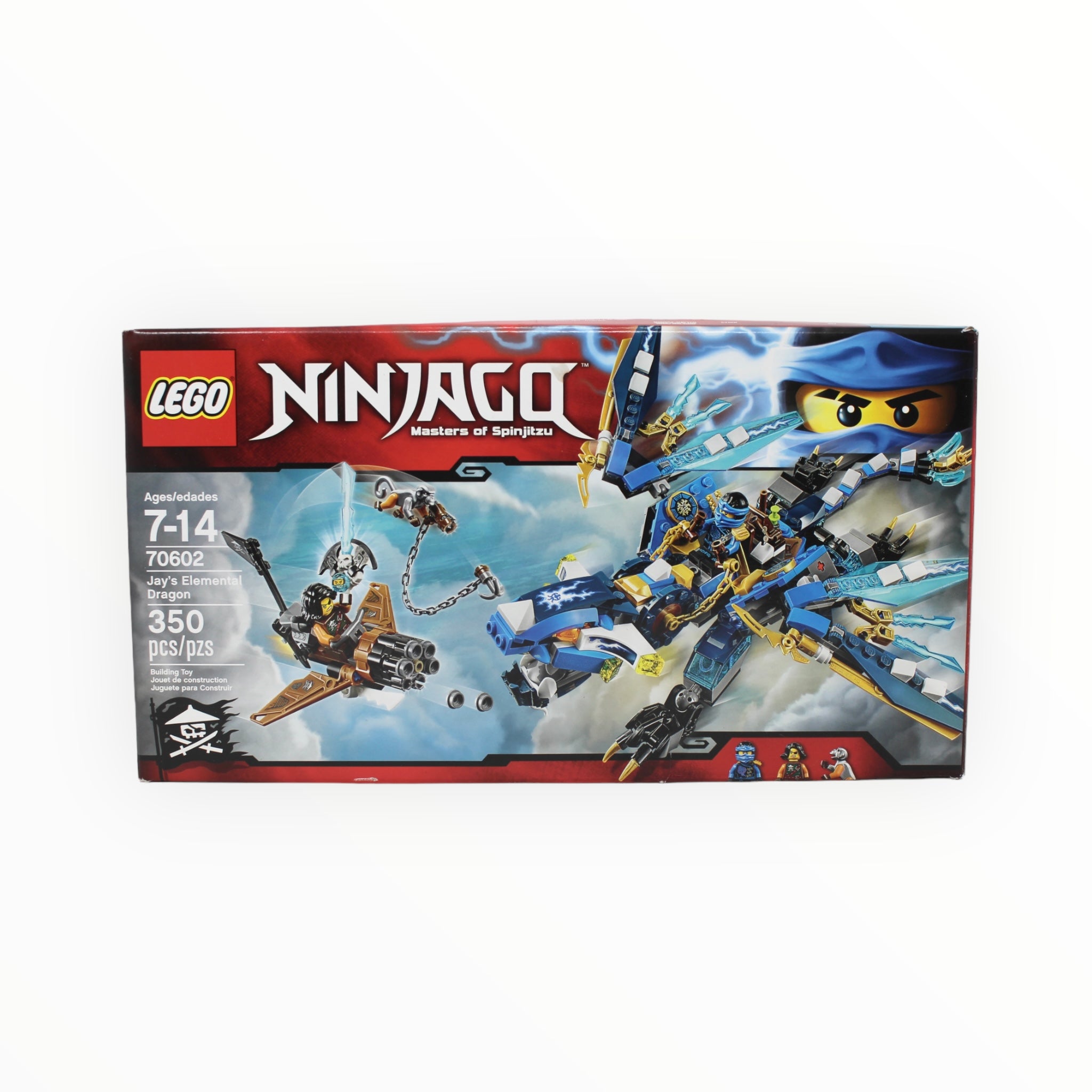 Certified Used Set 70602 Ninjago Jay’s Elemental Dragon