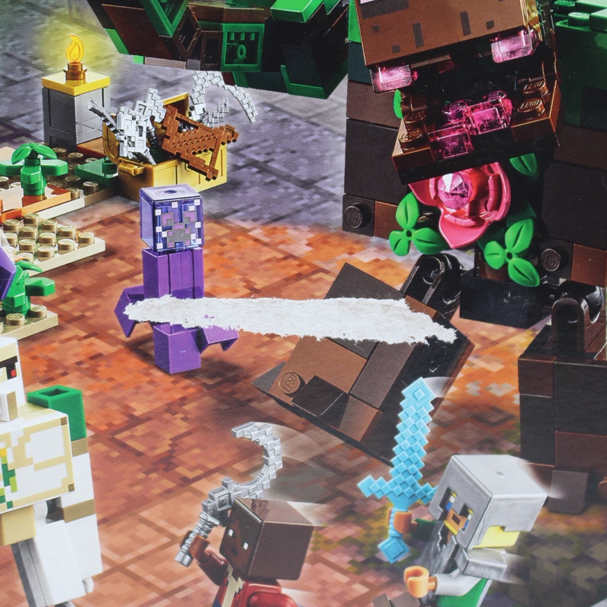 Retired Set 21176 Minecraft Dungeons The Jungle Abomination (slight box damage)