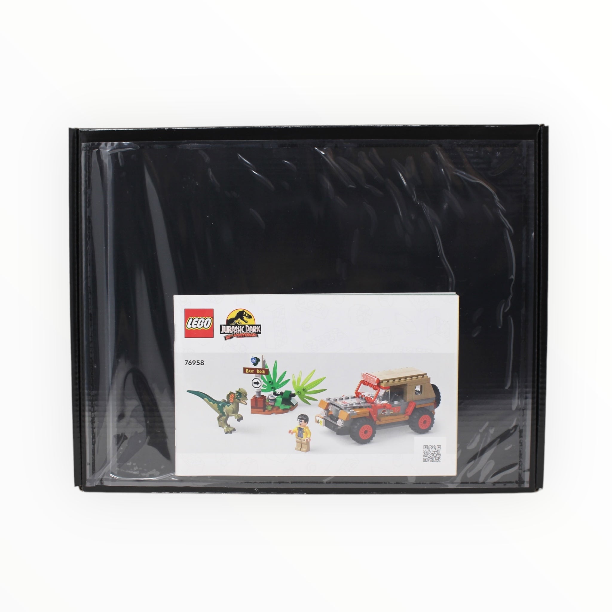 Certified Used Set 76958 Jurassic Park Dilophosaurus Ambush (no box, sealed bags)
