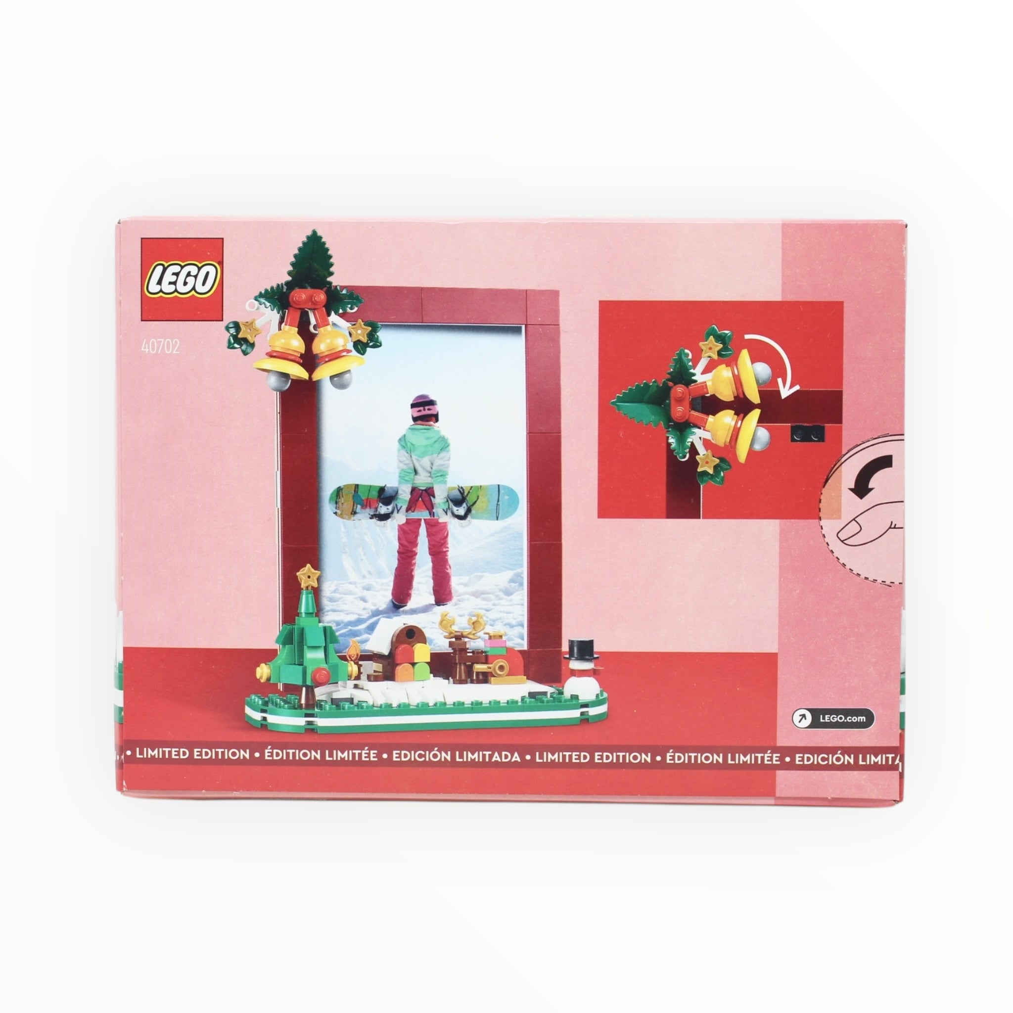 Retired Set 40702 LEGO Christmas Picture Frame (slight box damage)