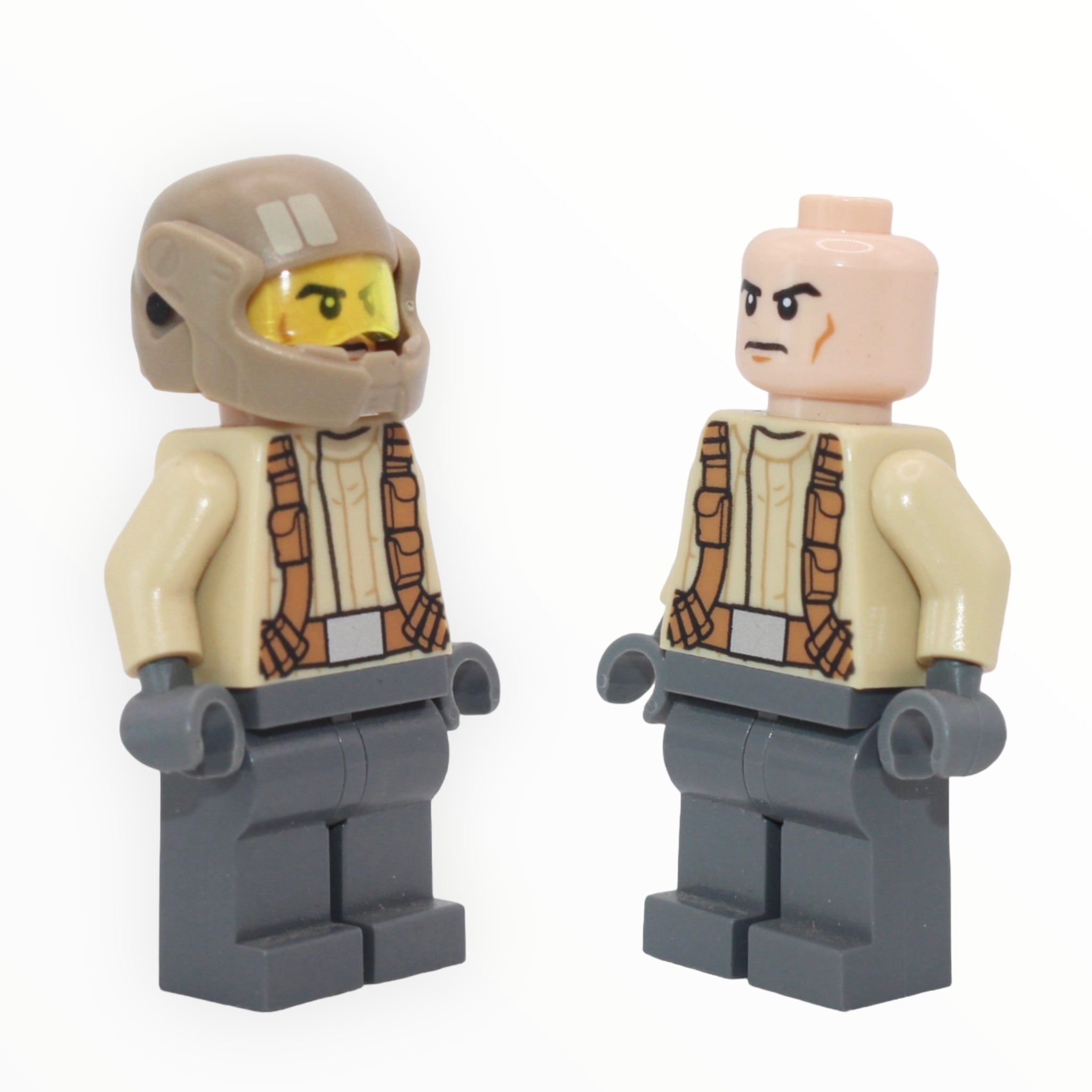 Resistance Trooper (frown, cheek lines, tan jacket)