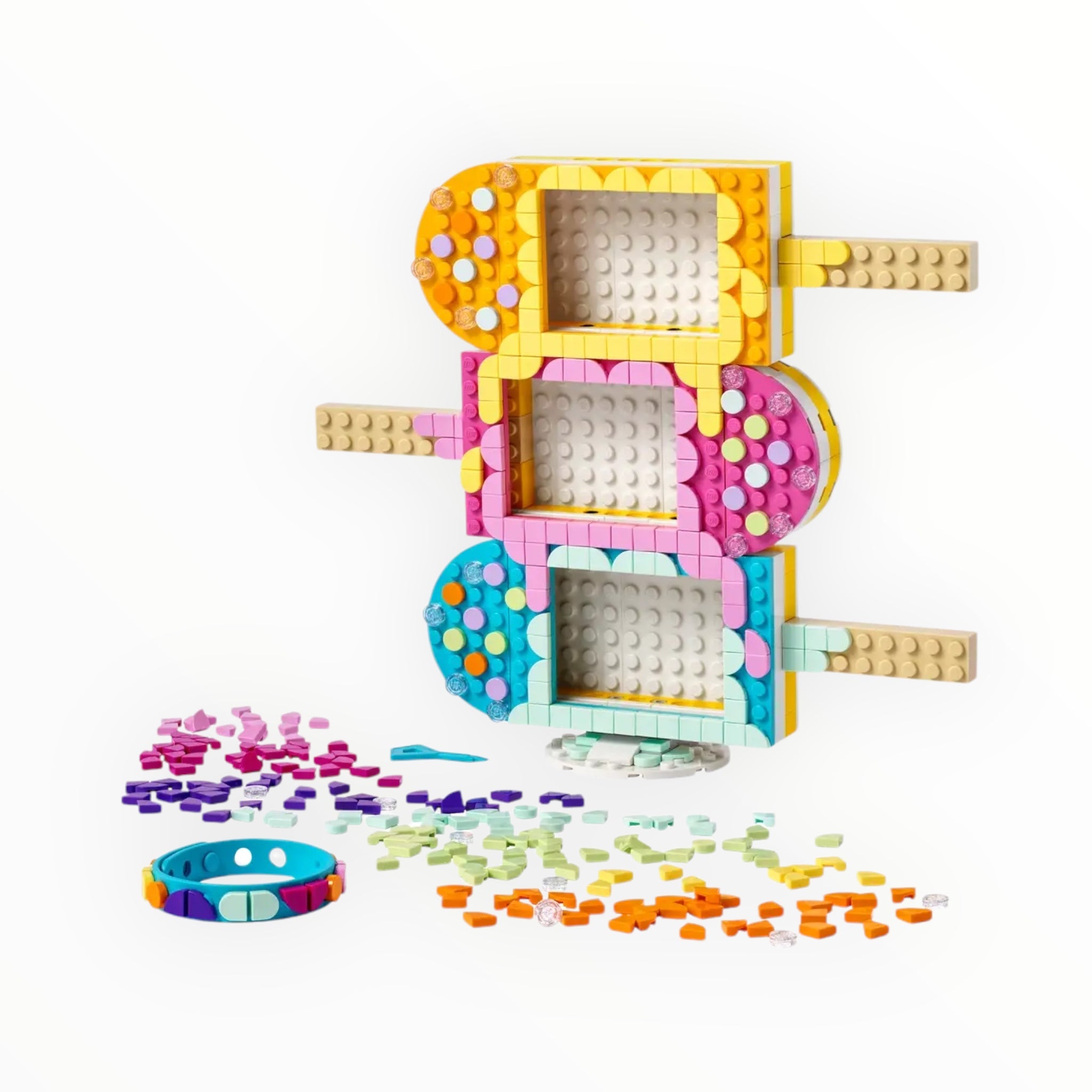 Retired Set 41956 DOTS Picture Frames & Bracelet Ice Cream